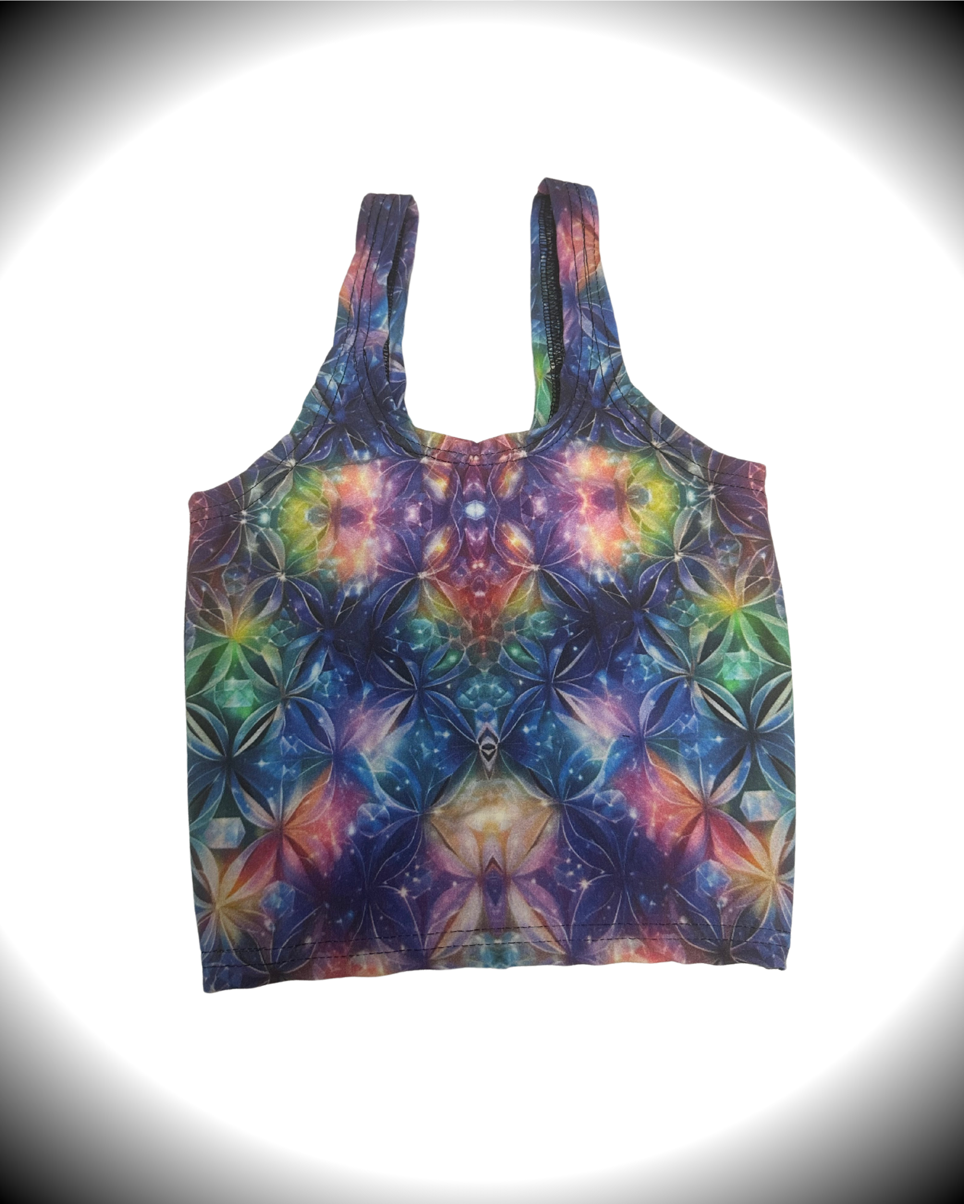 Flower of Life (XS) Cinch Tank Top - TeraFractal