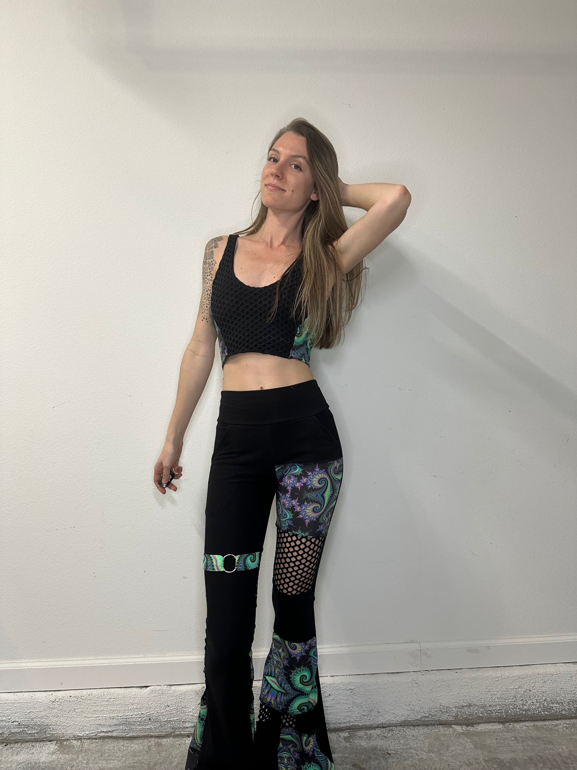 Electric (S) Flare Pants - TeraFractal