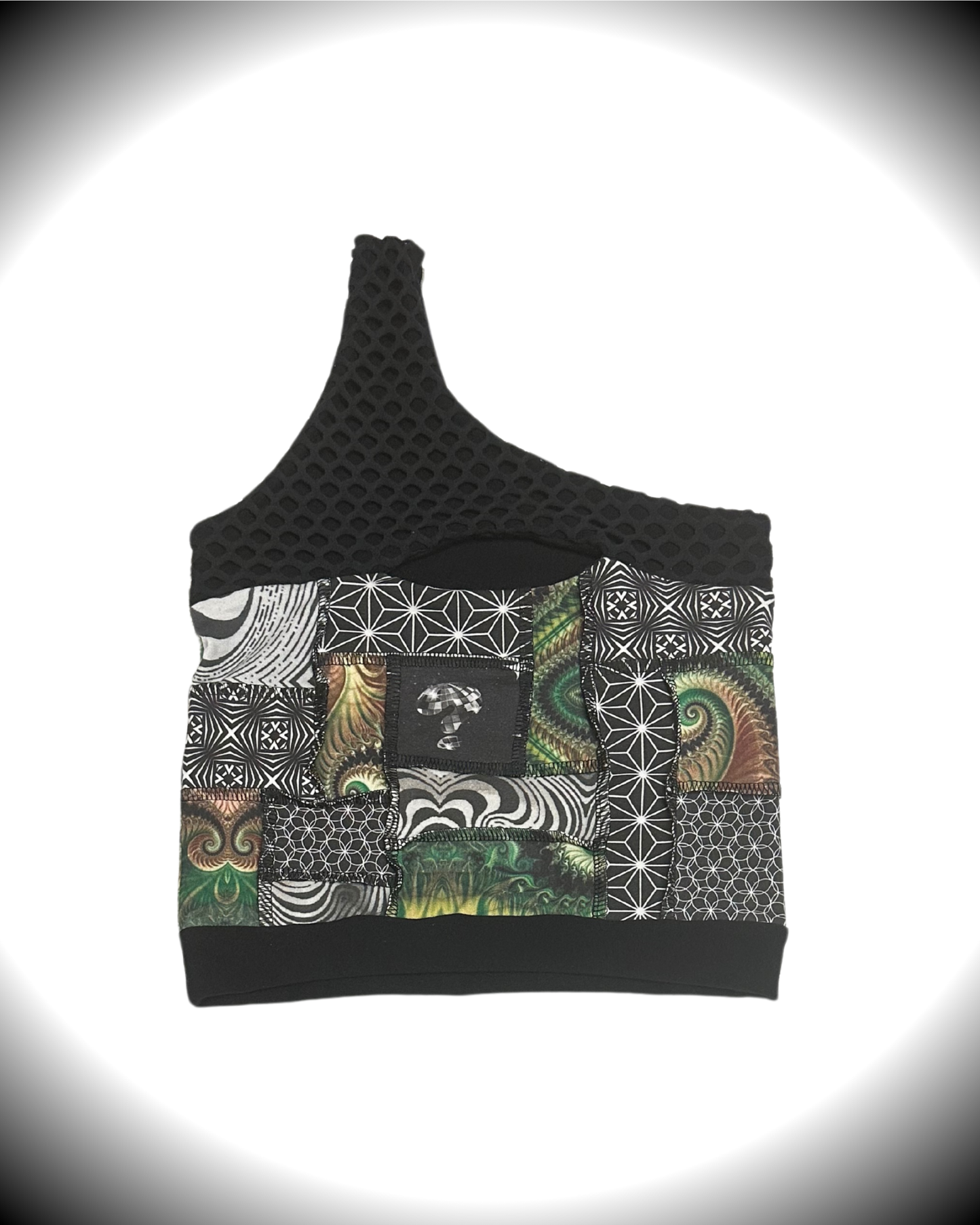 Earthweaver (S) Patchwork Tank Top - TeraFractal