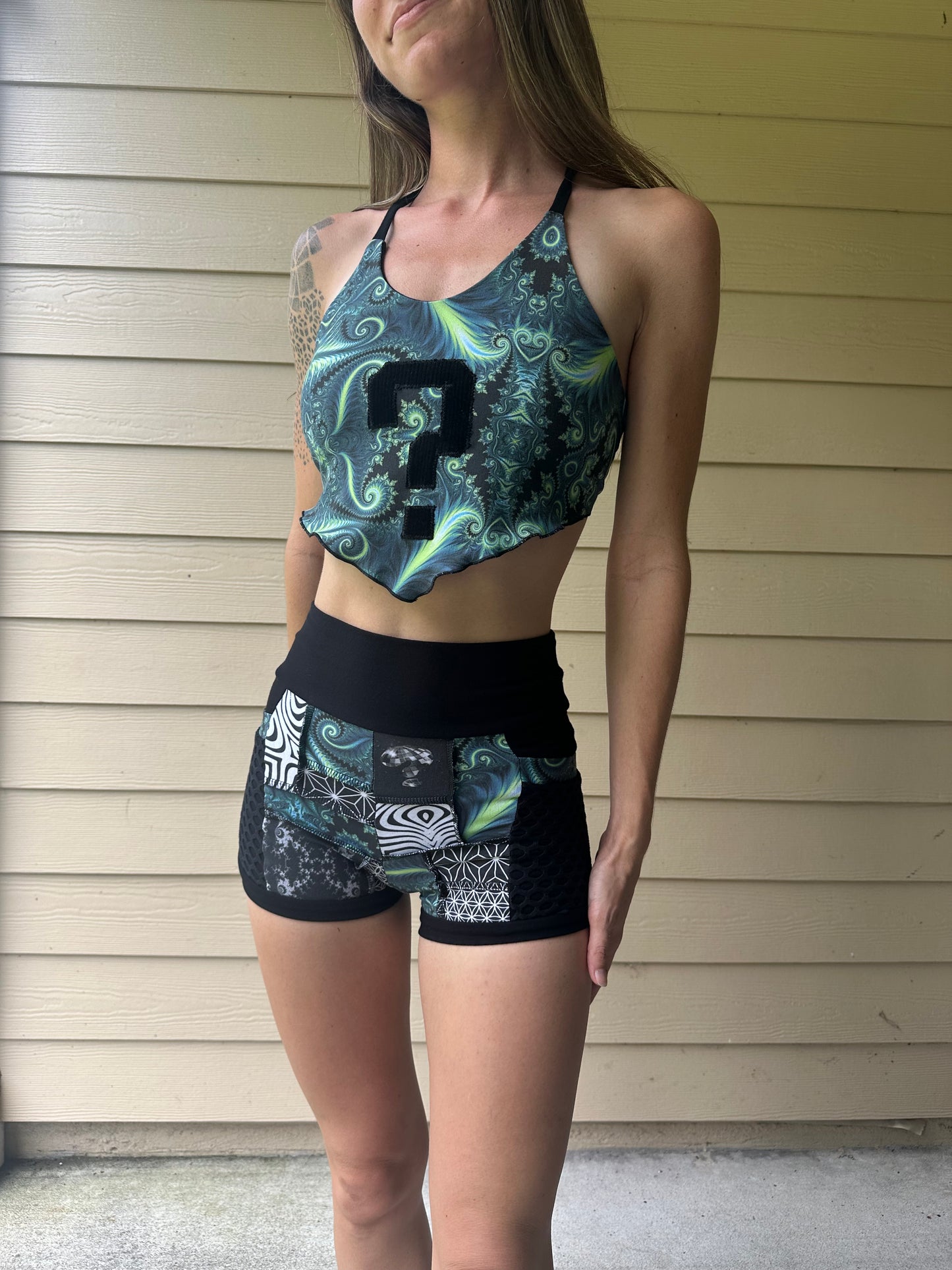 Vexel (XS) Patchwork Pocket Shorts