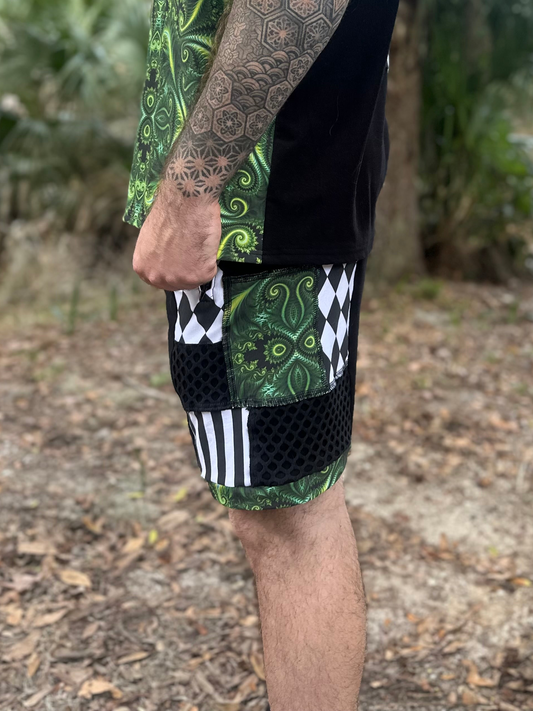 MTO Shorts with Zipper Pockets - TeraFractal