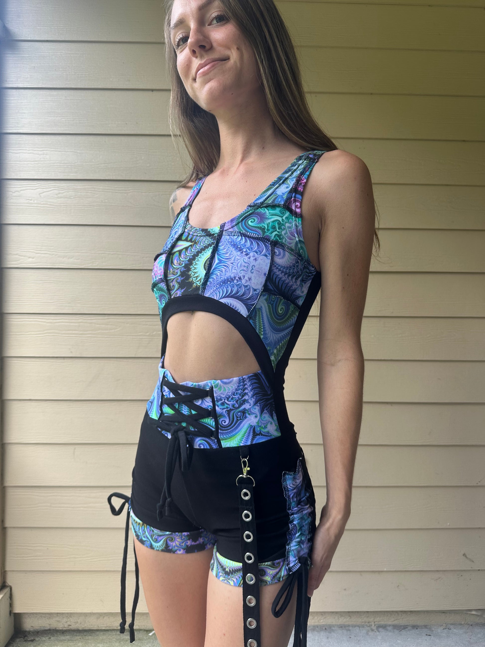 MTO Romper (Patchwork) - TeraFractal