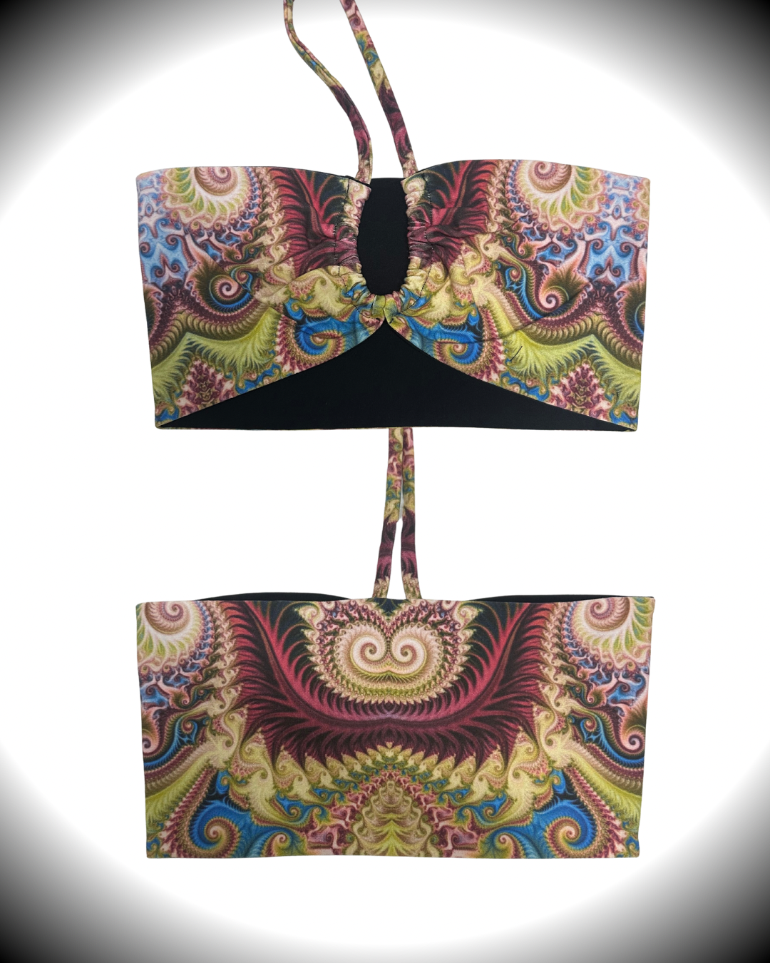 Enchanted Grove (XS) Tie Tube Top - TeraFractal