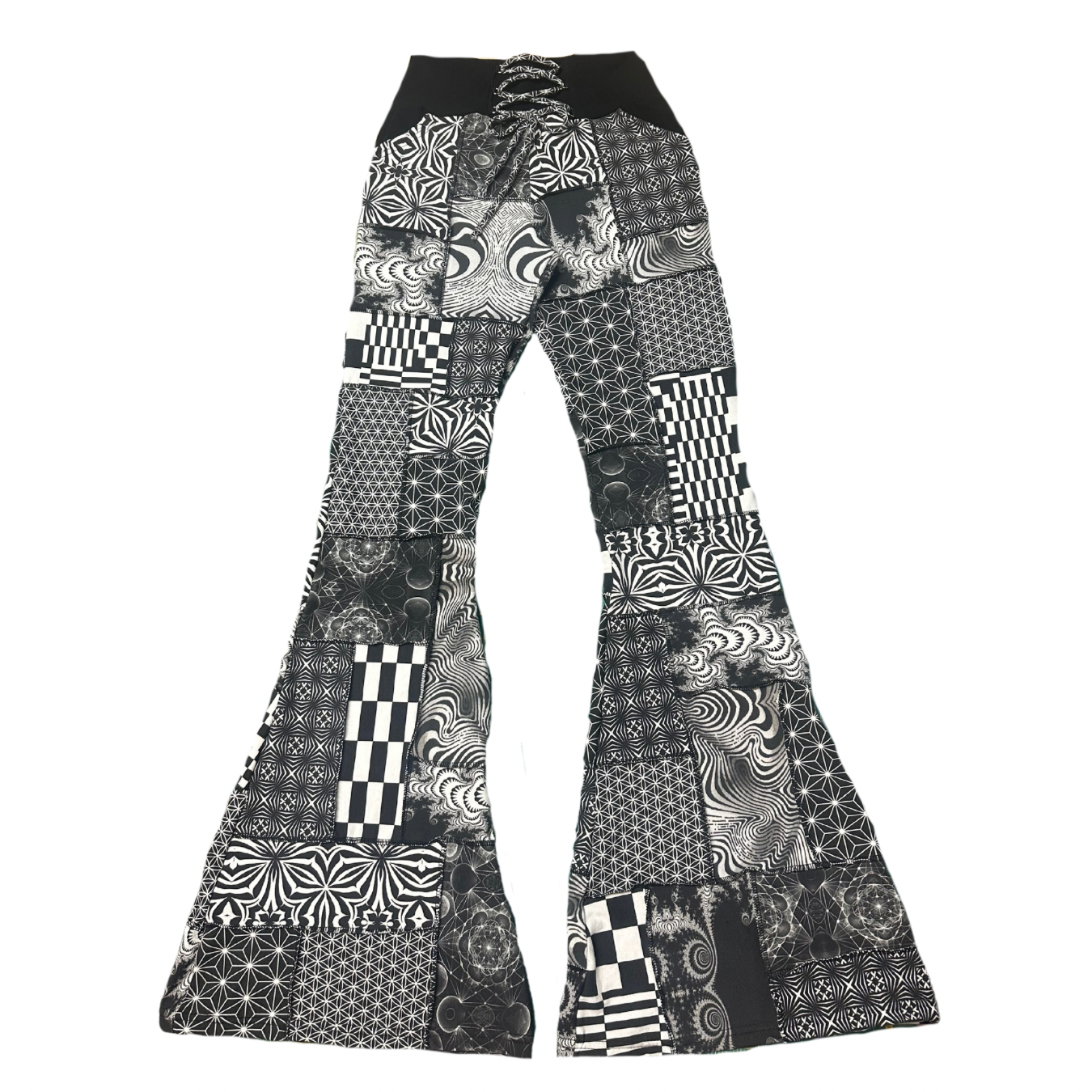B&W (M) Patchwork Flares - TeraFractal