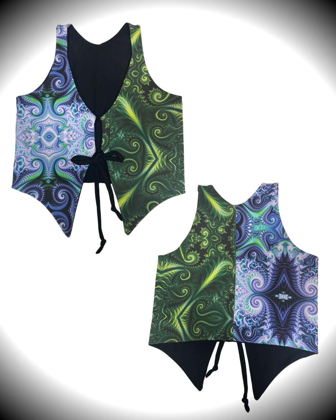 Split (L) Pixie Vest - TeraFractal