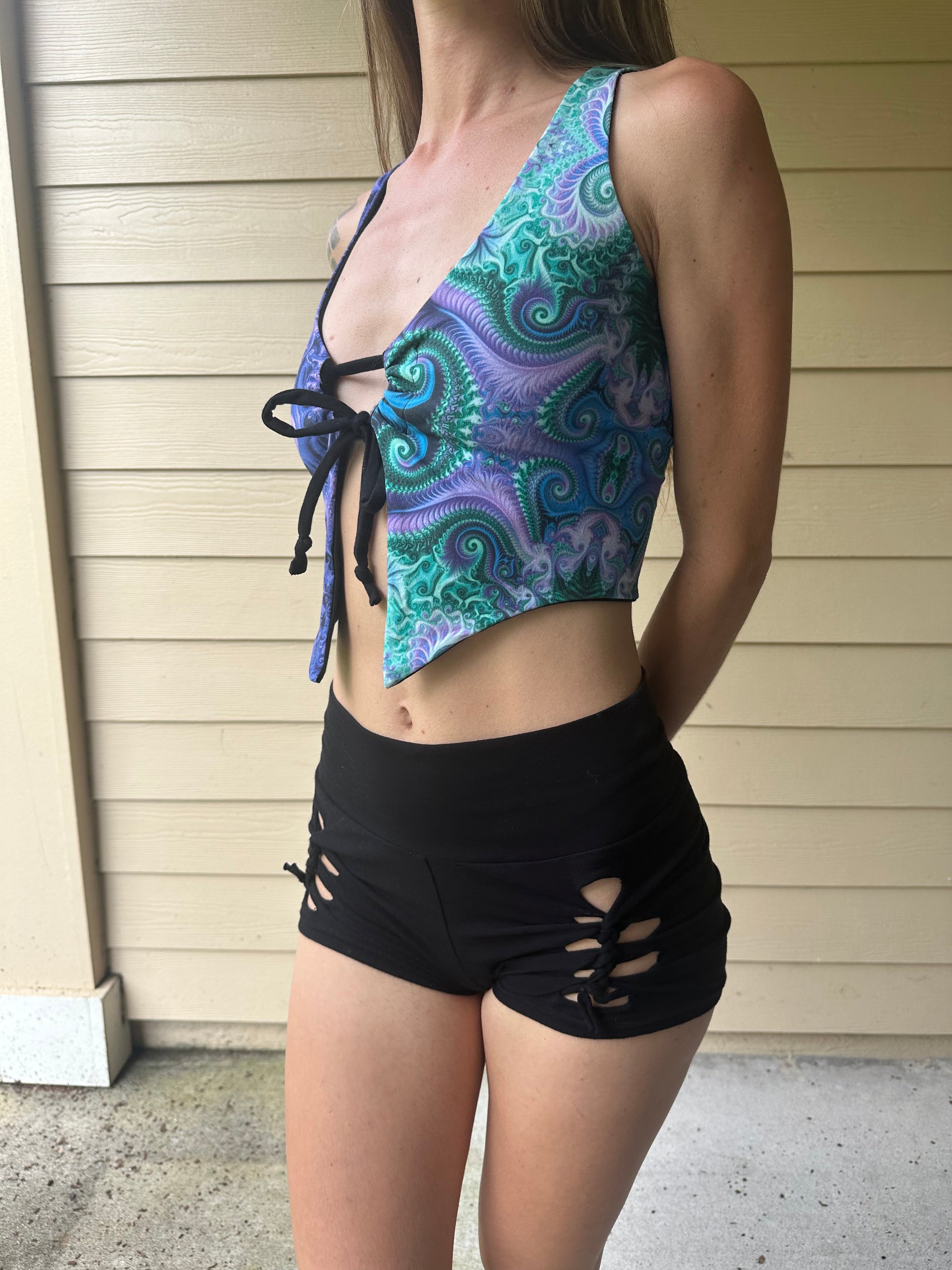 Split (M) Pixie Vest - TeraFractal