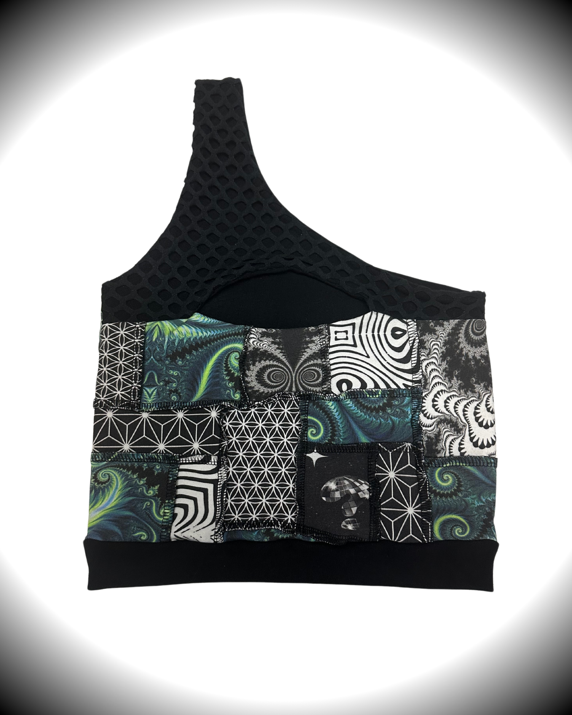 Vexel (XS) Patchwork Tank Top - TeraFractal