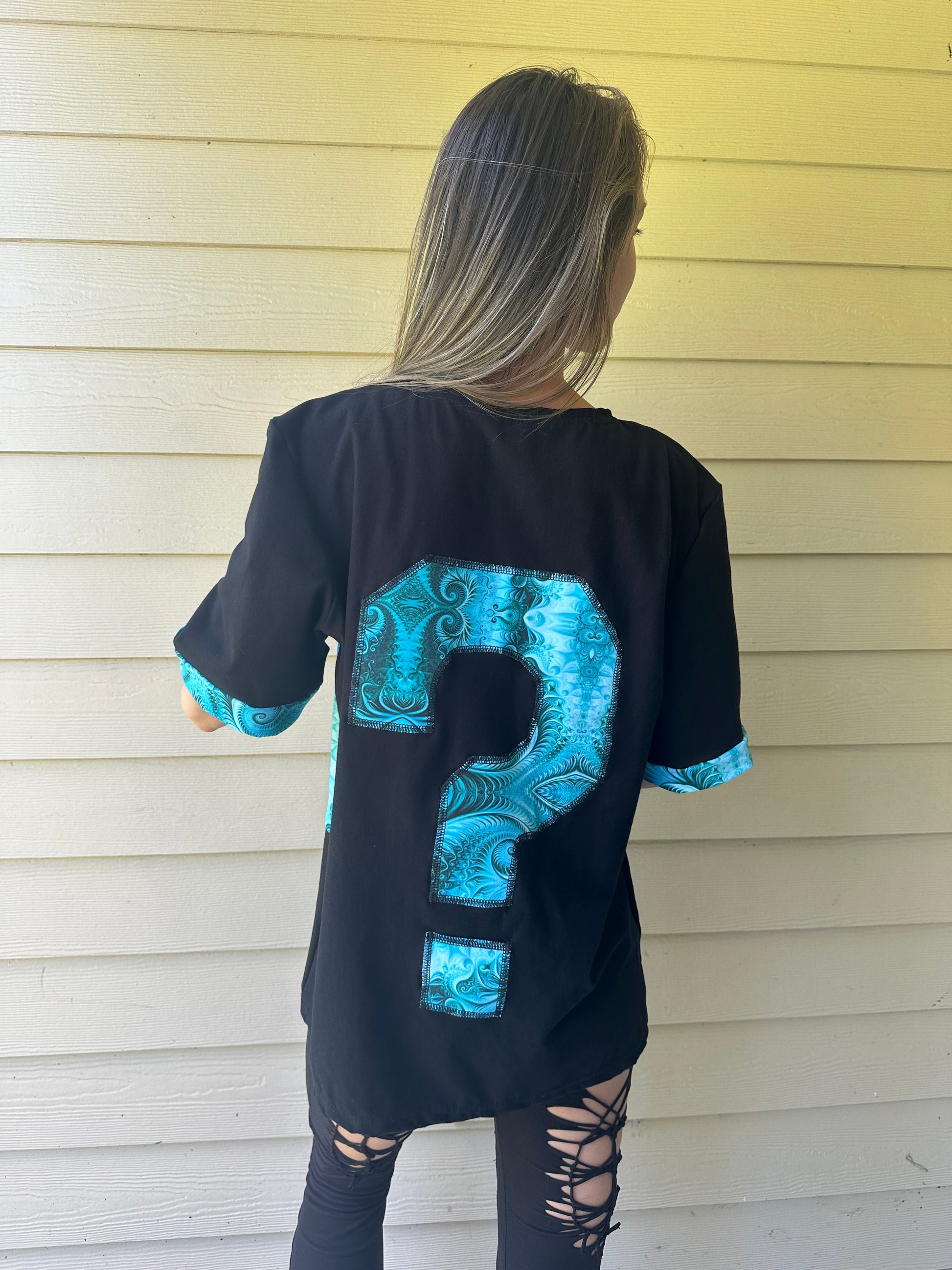 Blue Ice (XL) T-Shirt - TeraFractal