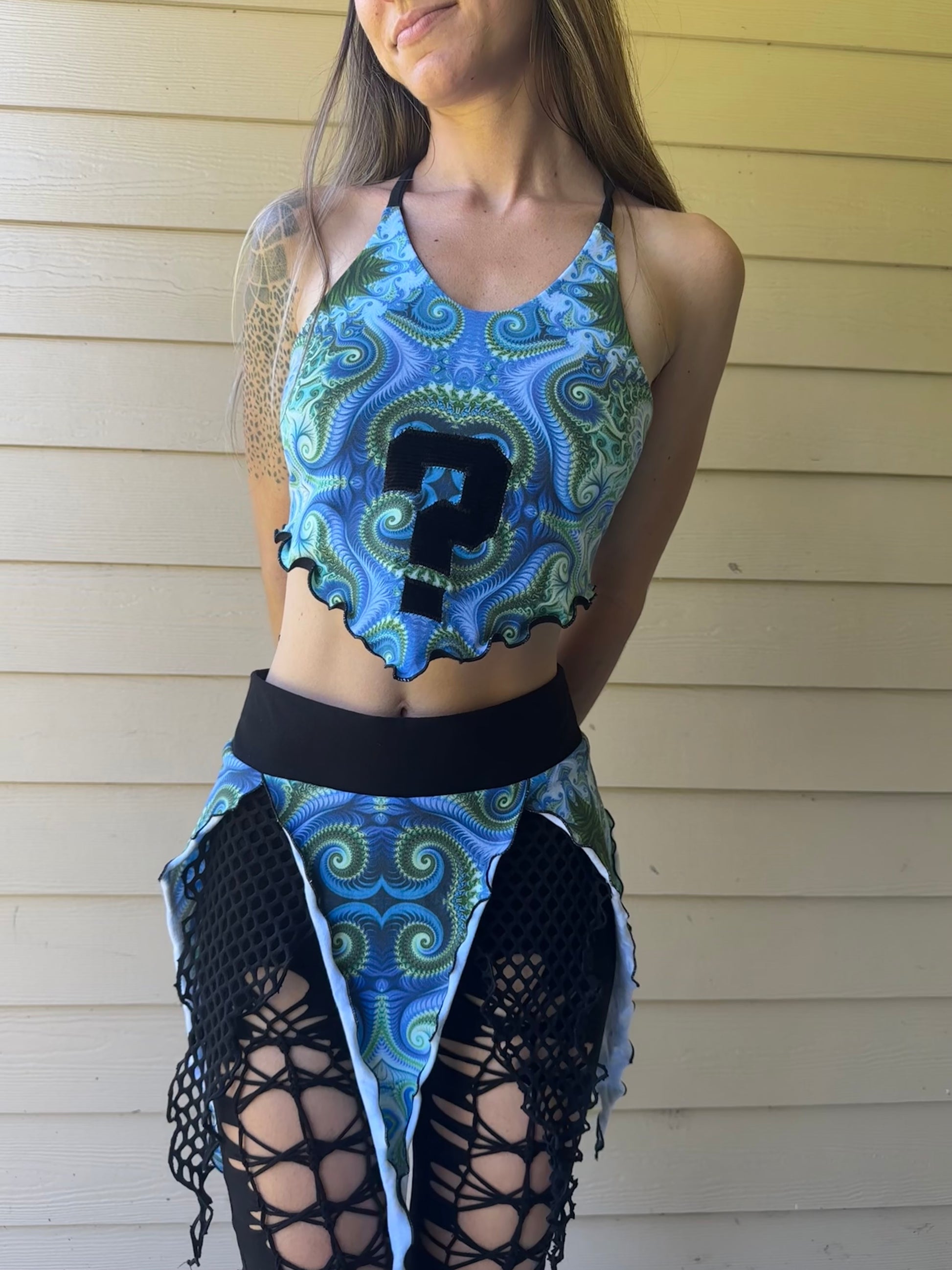 Algae (L/XL) Pixie Tank - TeraFractal