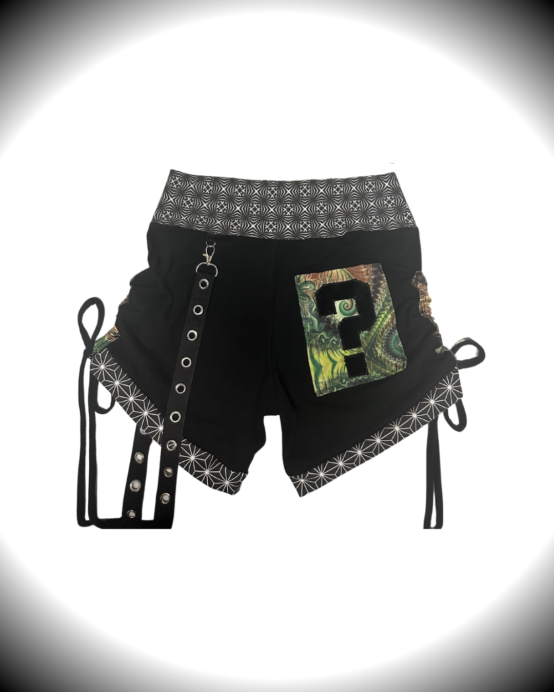 Earthweaver (LG) Cinch Shorts - TeraFractal