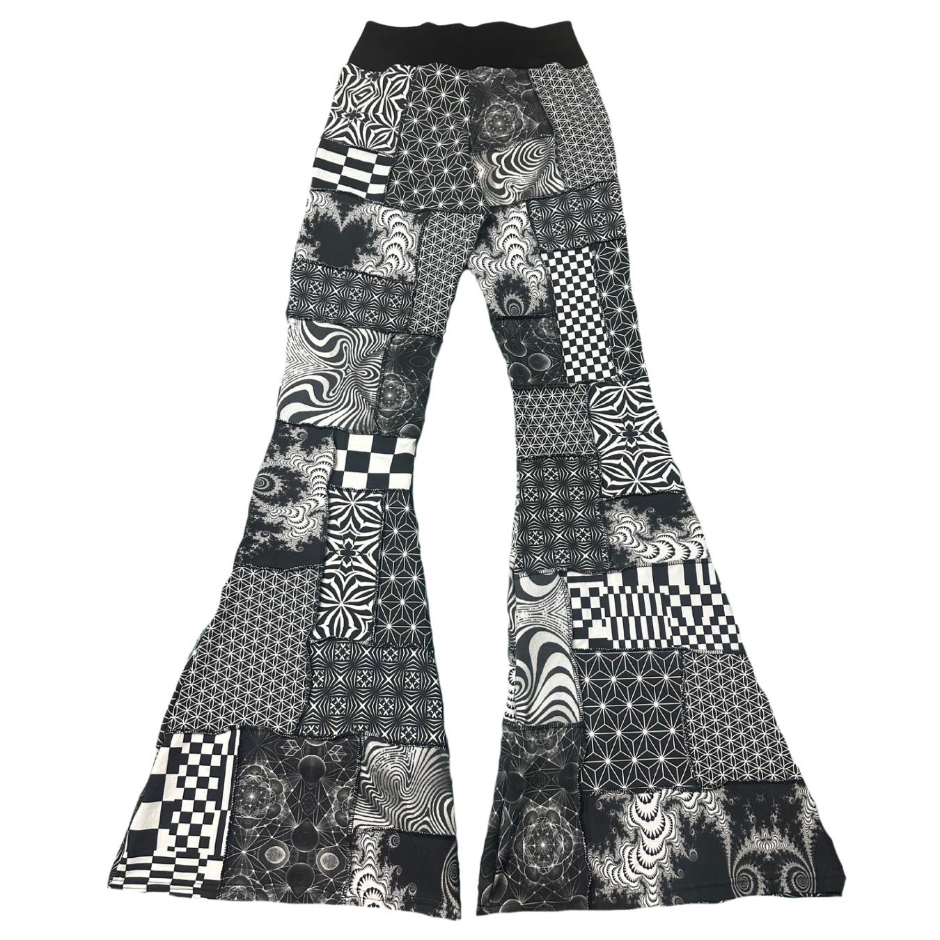 B&W (M) Patchwork Flares - TeraFractal