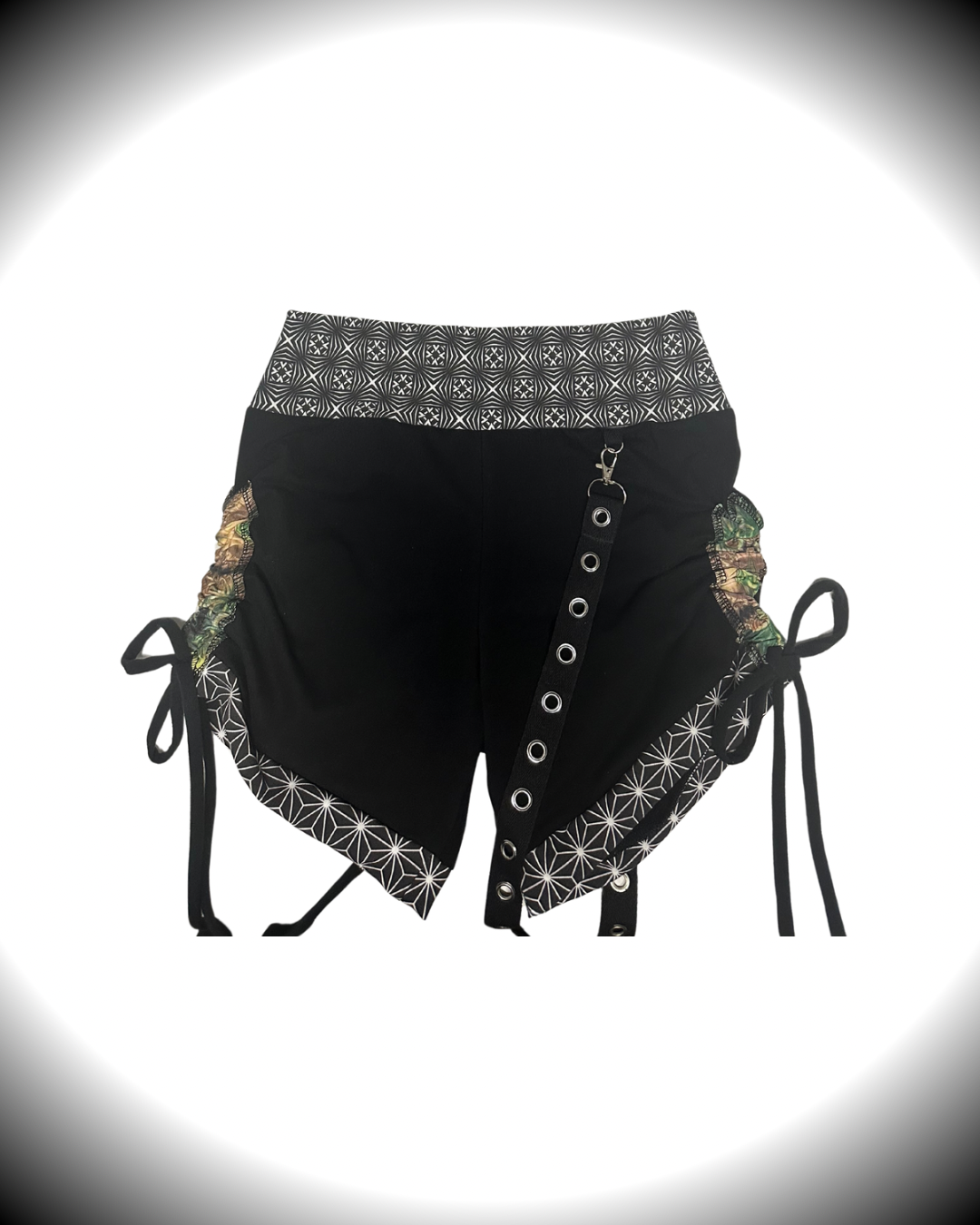 Earthweaver (LG) Cinch Shorts - TeraFractal