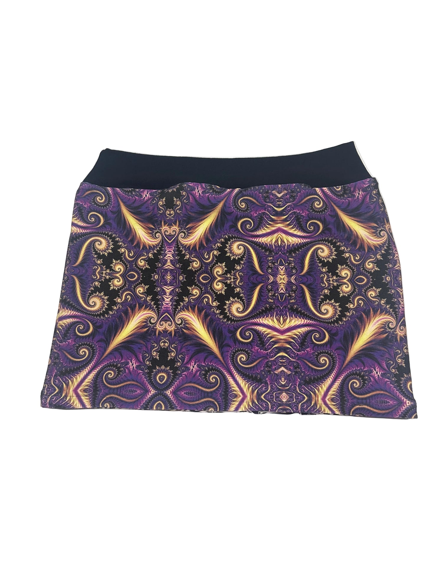 (XL) Reversible Mini Skirt - TeraFractal