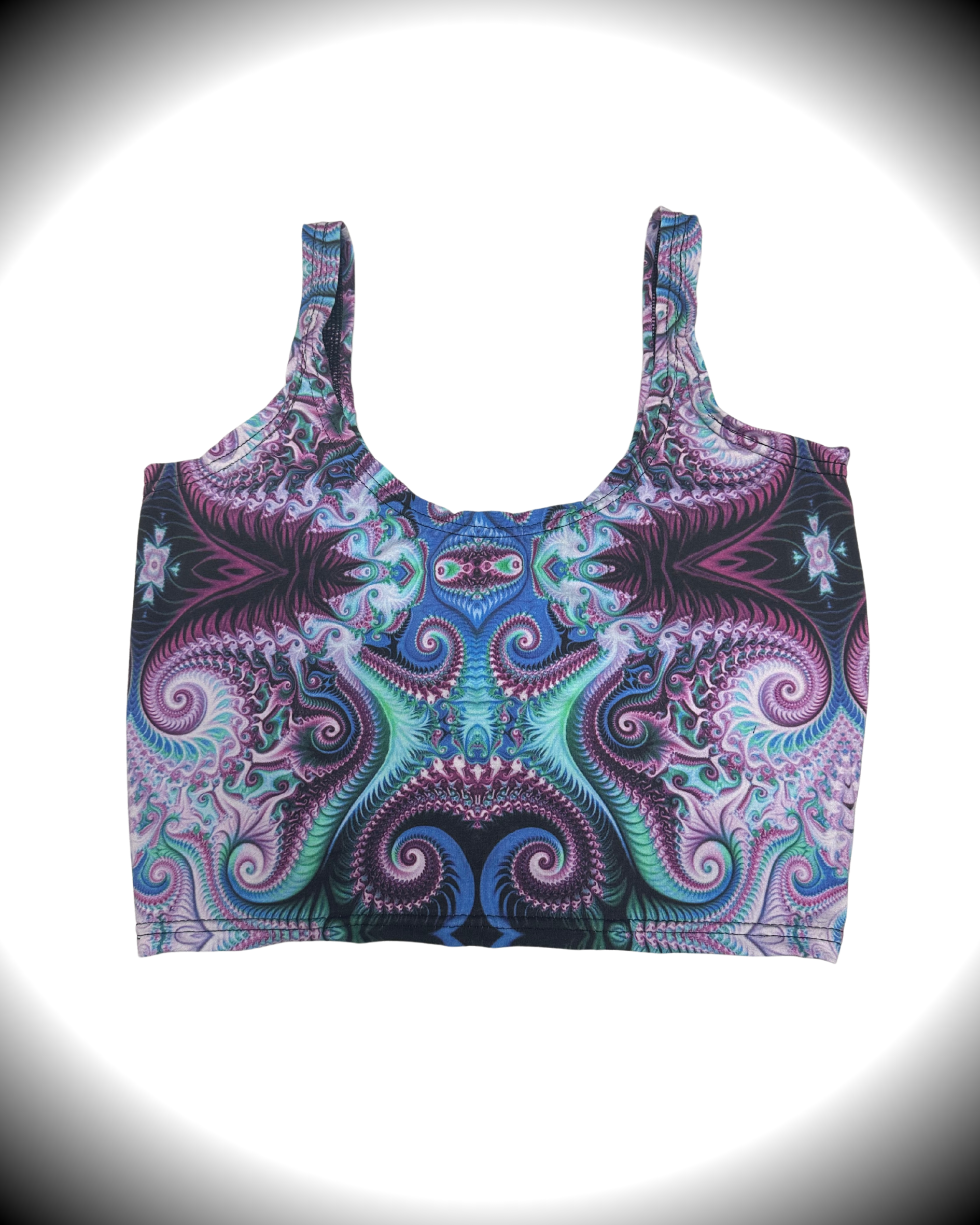 Dreamsicle (1XL) Cinch Tank Top - TeraFractal