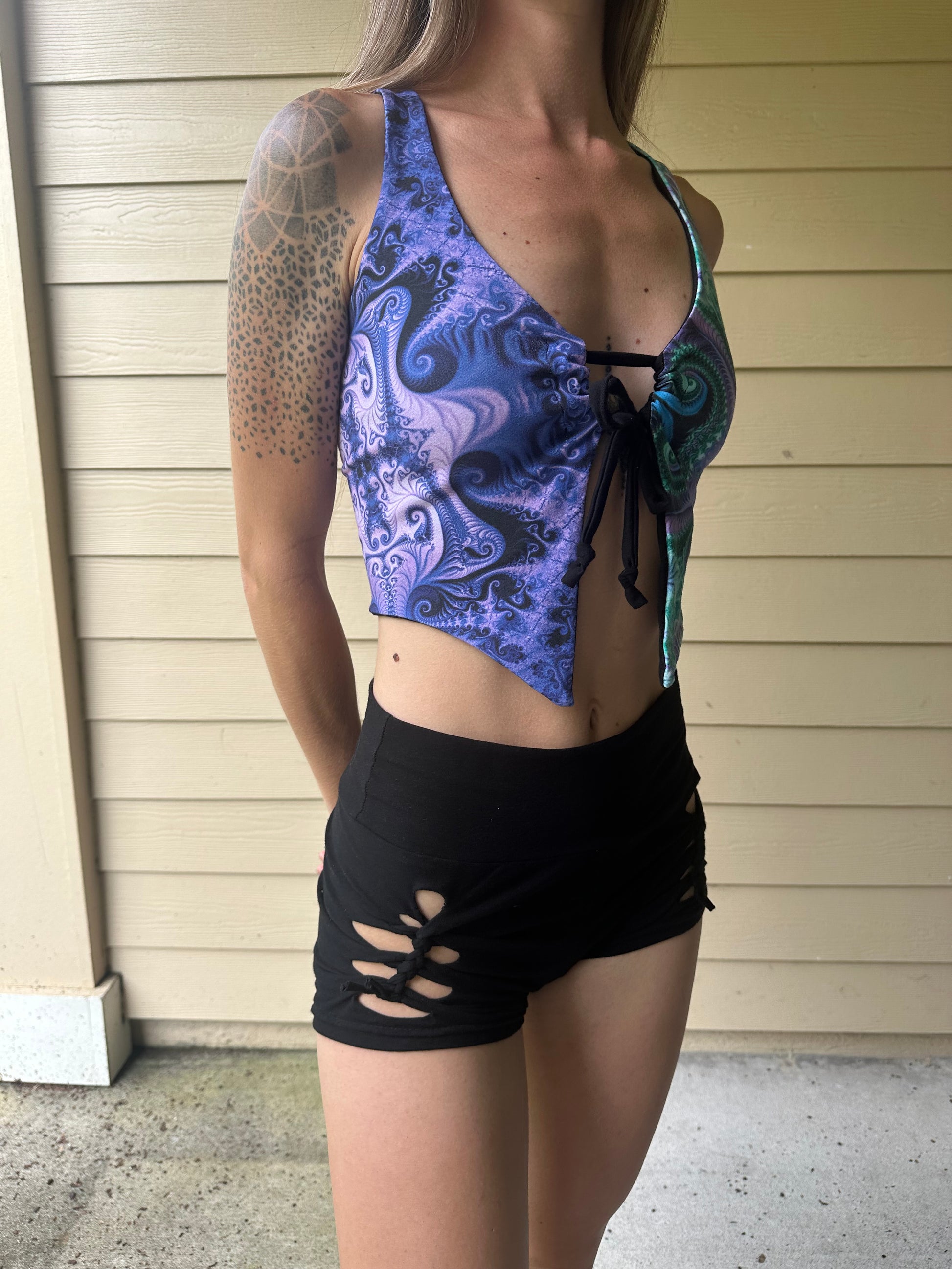 Split (M) Pixie Vest - TeraFractal