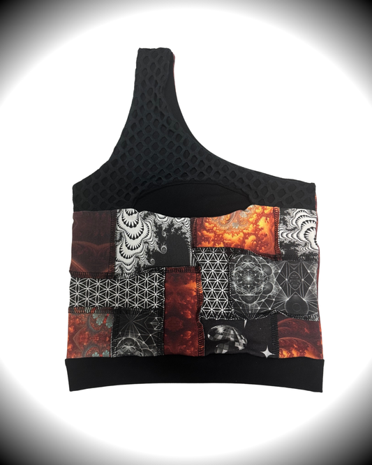 Gilded Supernova (XS) Patchwork Tank Top - TeraFractal