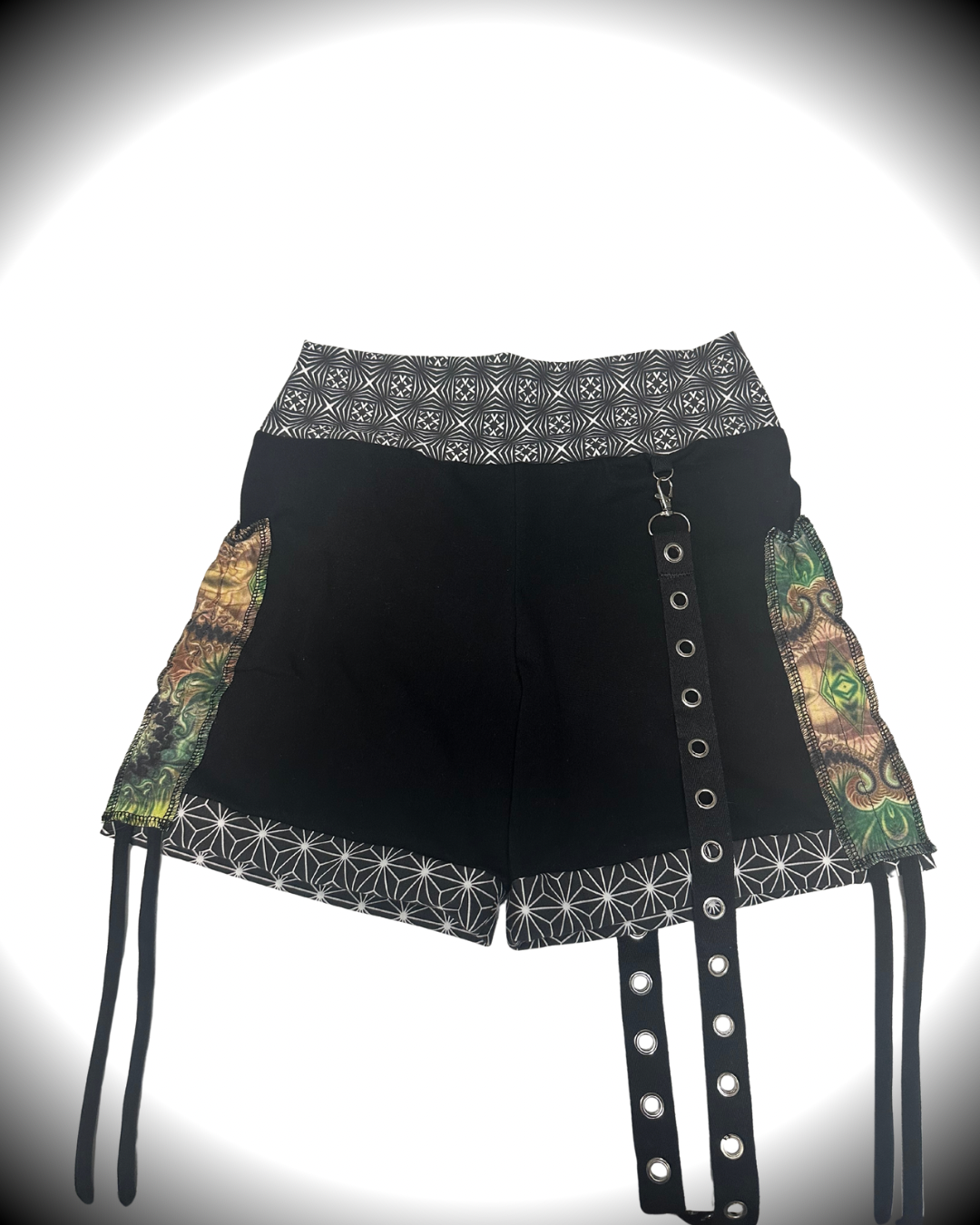 Earthweaver (LG) Cinch Shorts - TeraFractal