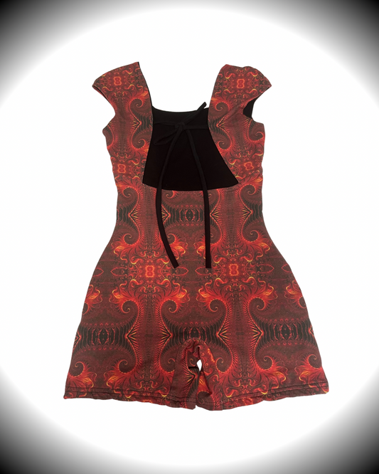 Devised (S) Open Back Romper -tester- - TeraFractal