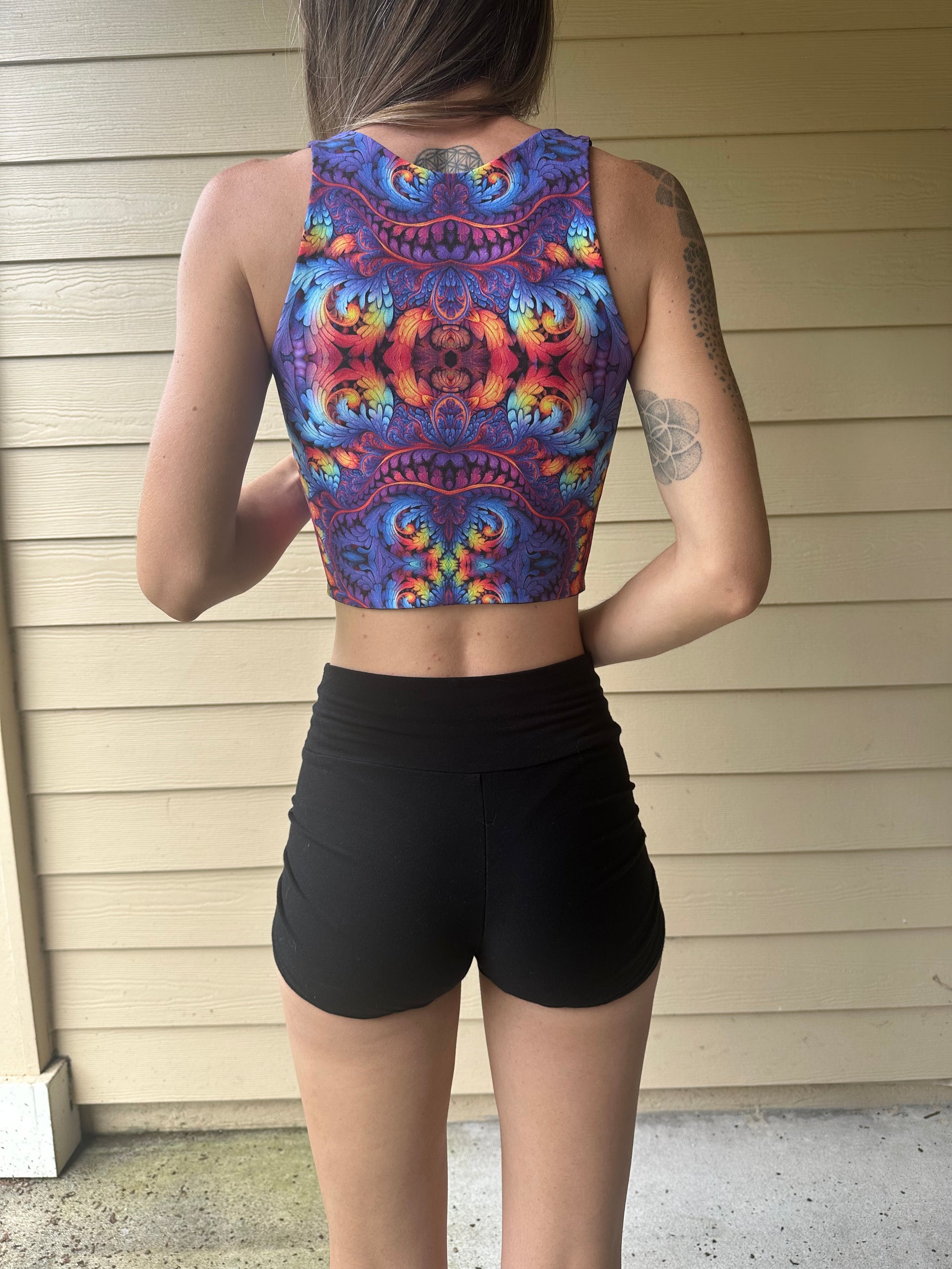 Kaleidoscopic (S) Pixie Vest - TeraFractal