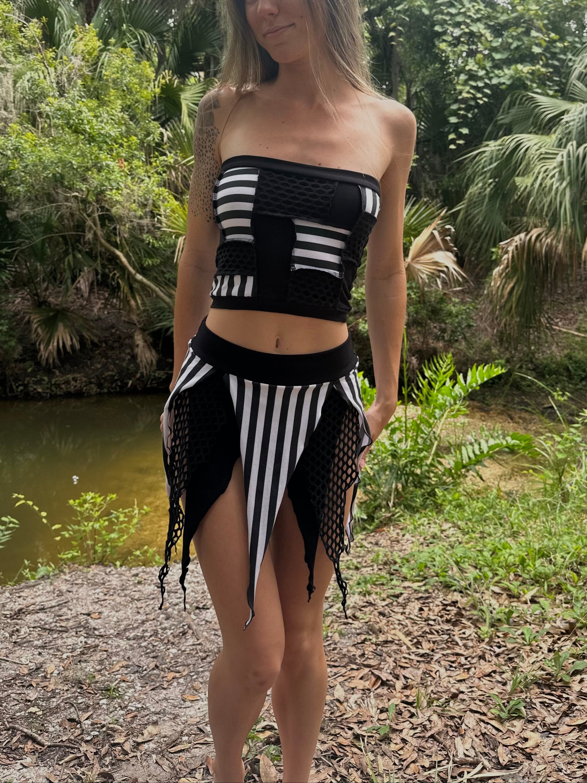 MTO Ring Leader/Patchwork Tube Top - TeraFractal