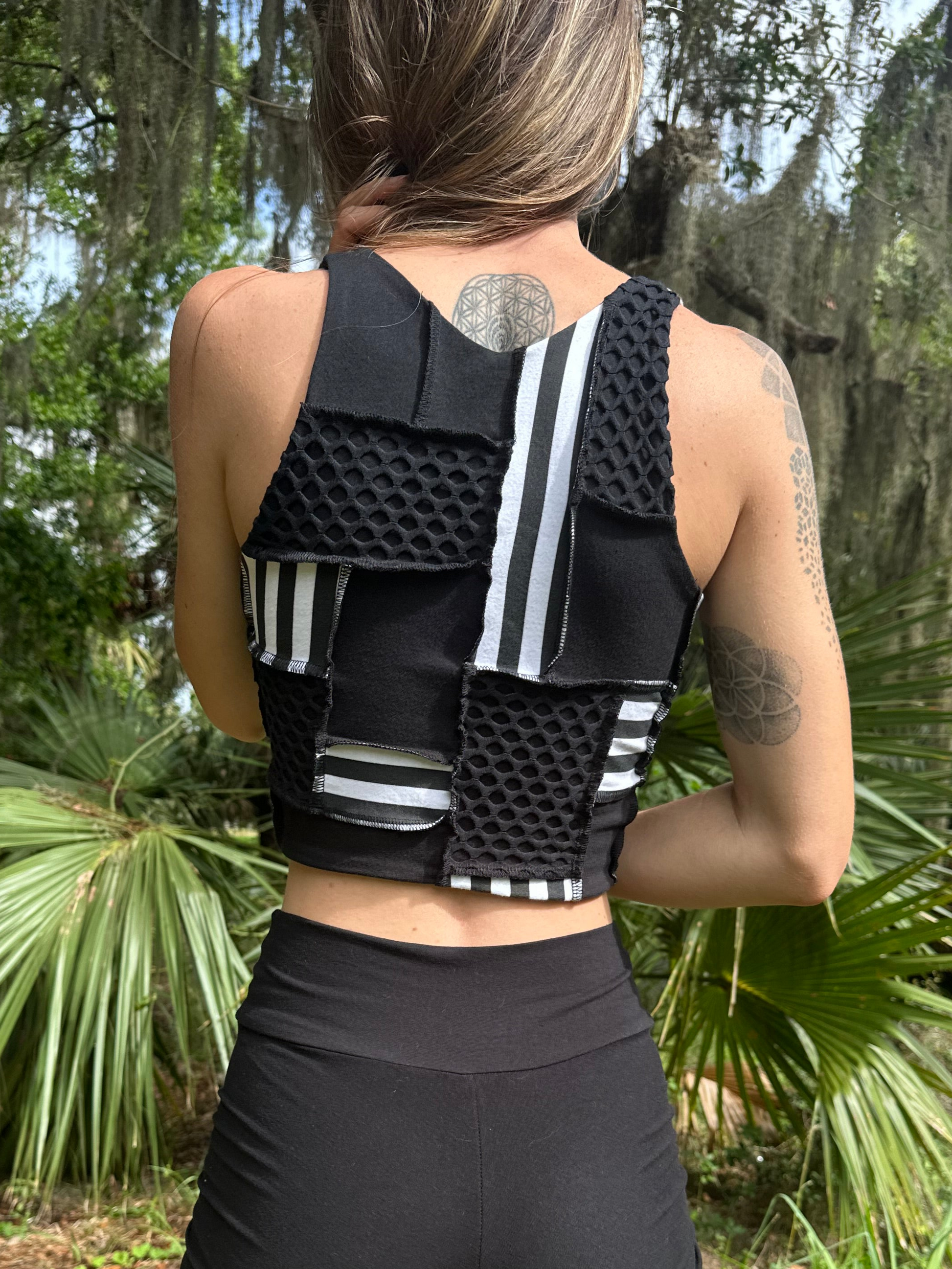 MTO Pixter Patchwork Pixie Tank Top - TeraFractal