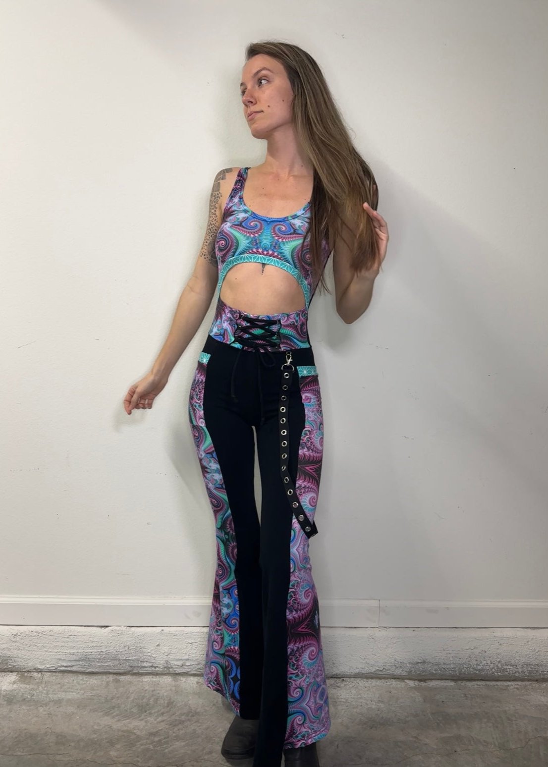 Dreamsicle (S) Jumpsuit - TeraFractal