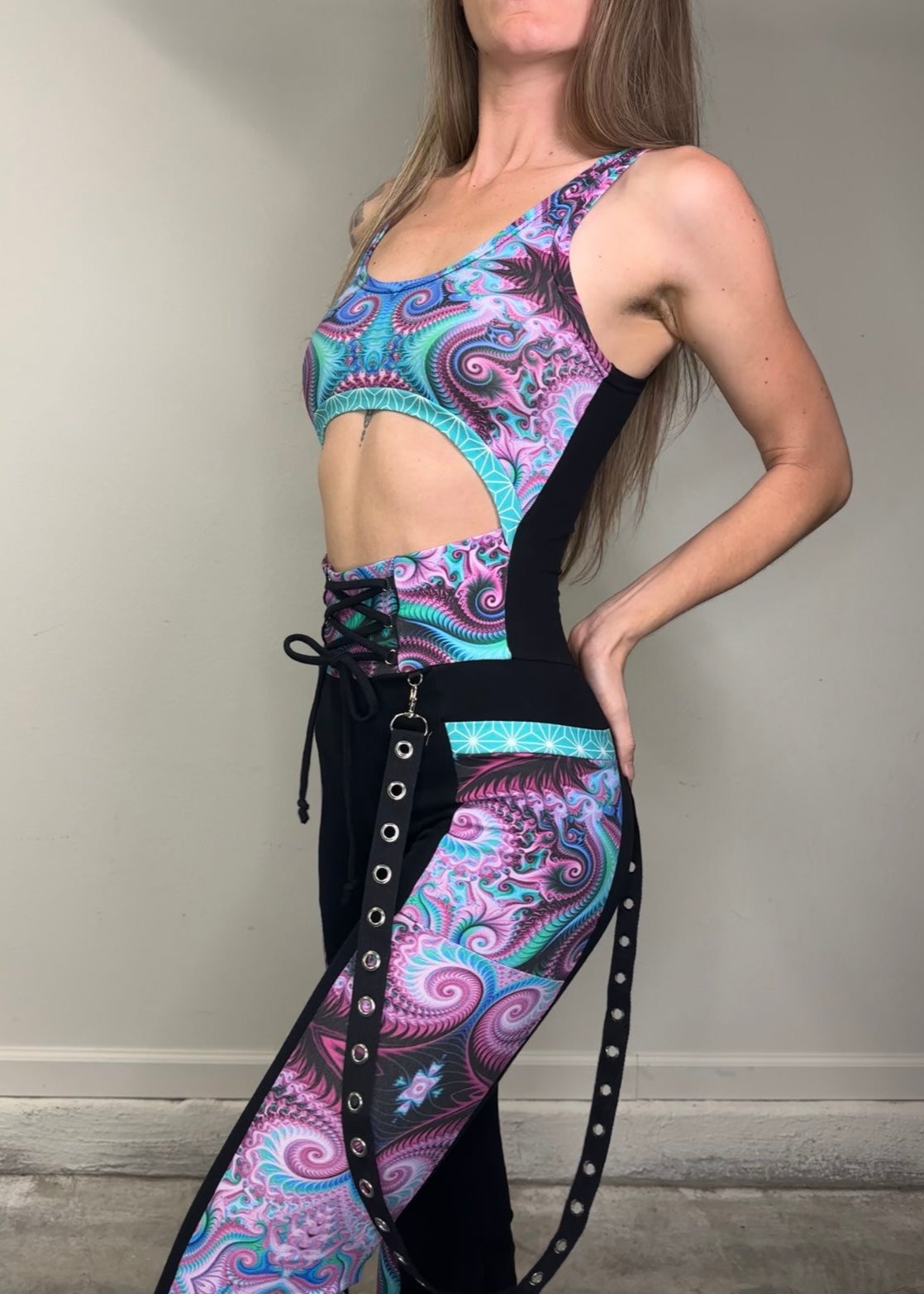 Dreamsicle (S) Jumpsuit - TeraFractal