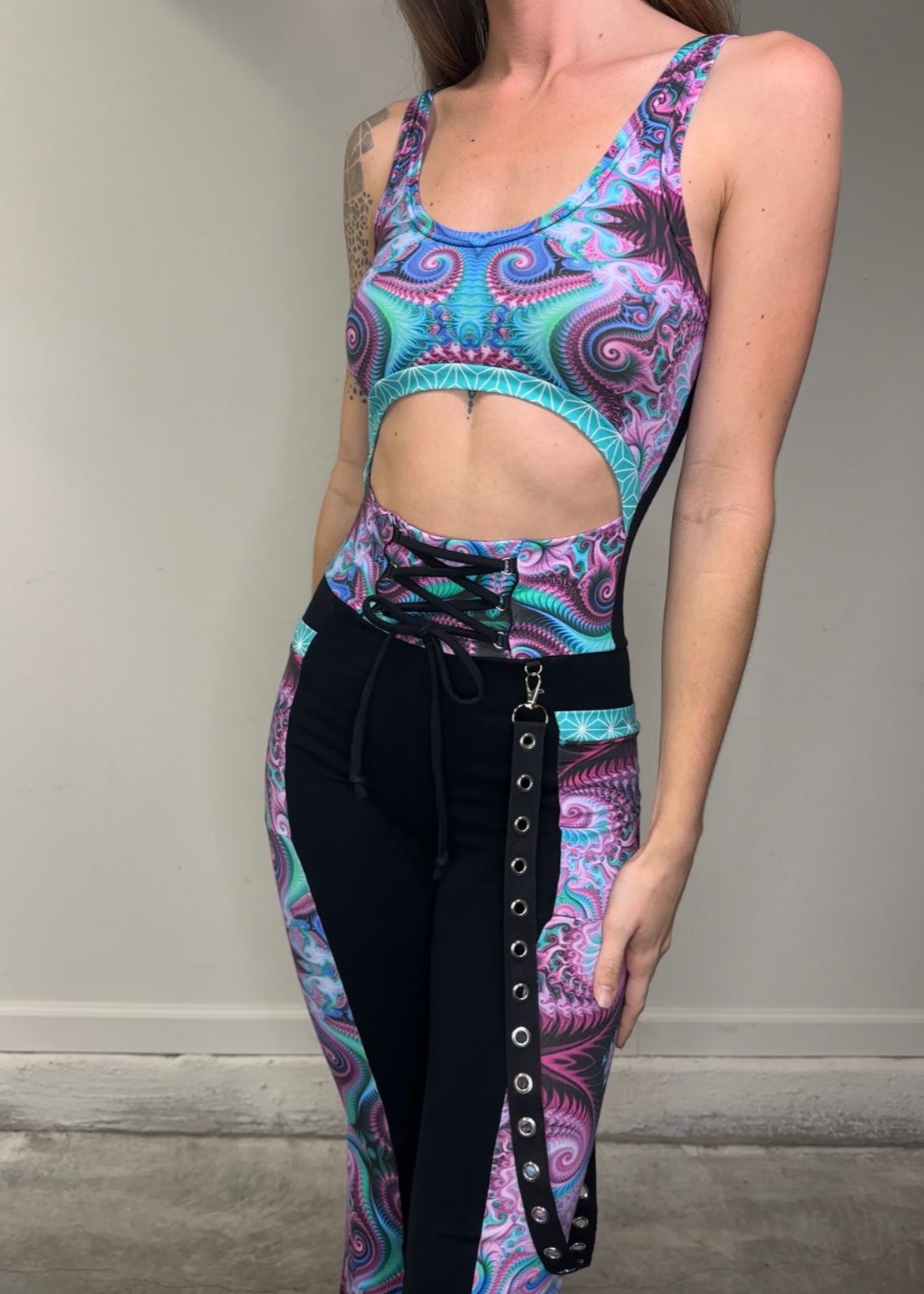 Dreamsicle (S) Jumpsuit - TeraFractal