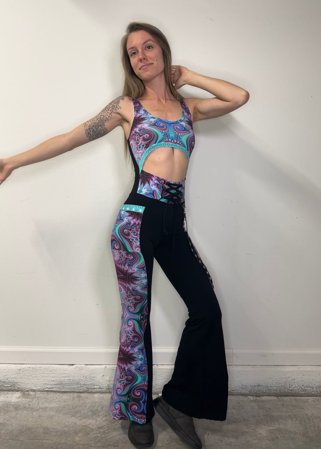 Dreamsicle (S) Jumpsuit - TeraFractal