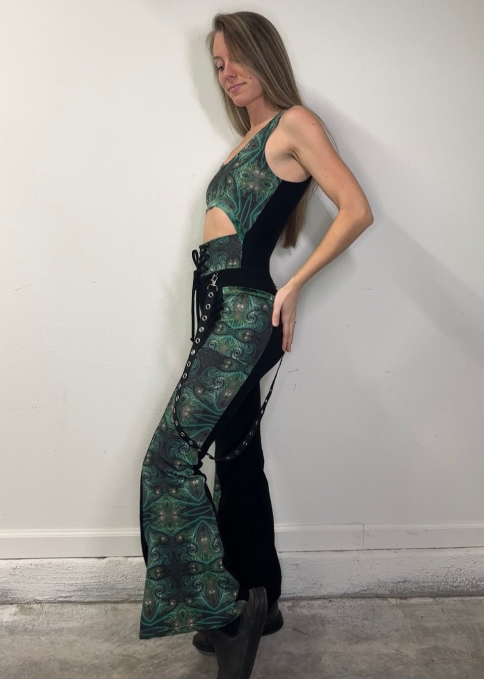 Meadow Matrix (M) Jumpsuit - TeraFractal