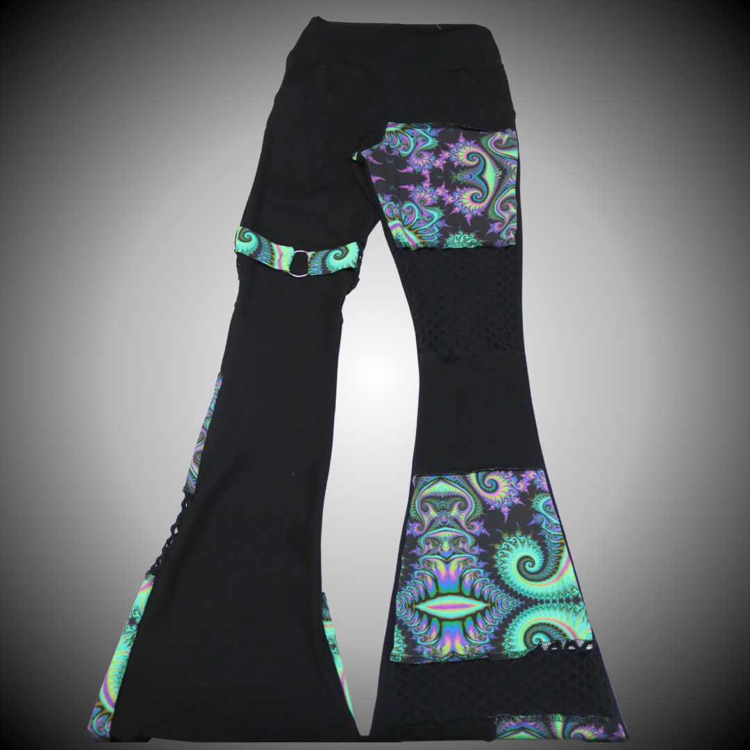 Electric (S) Flare Pants - TeraFractal