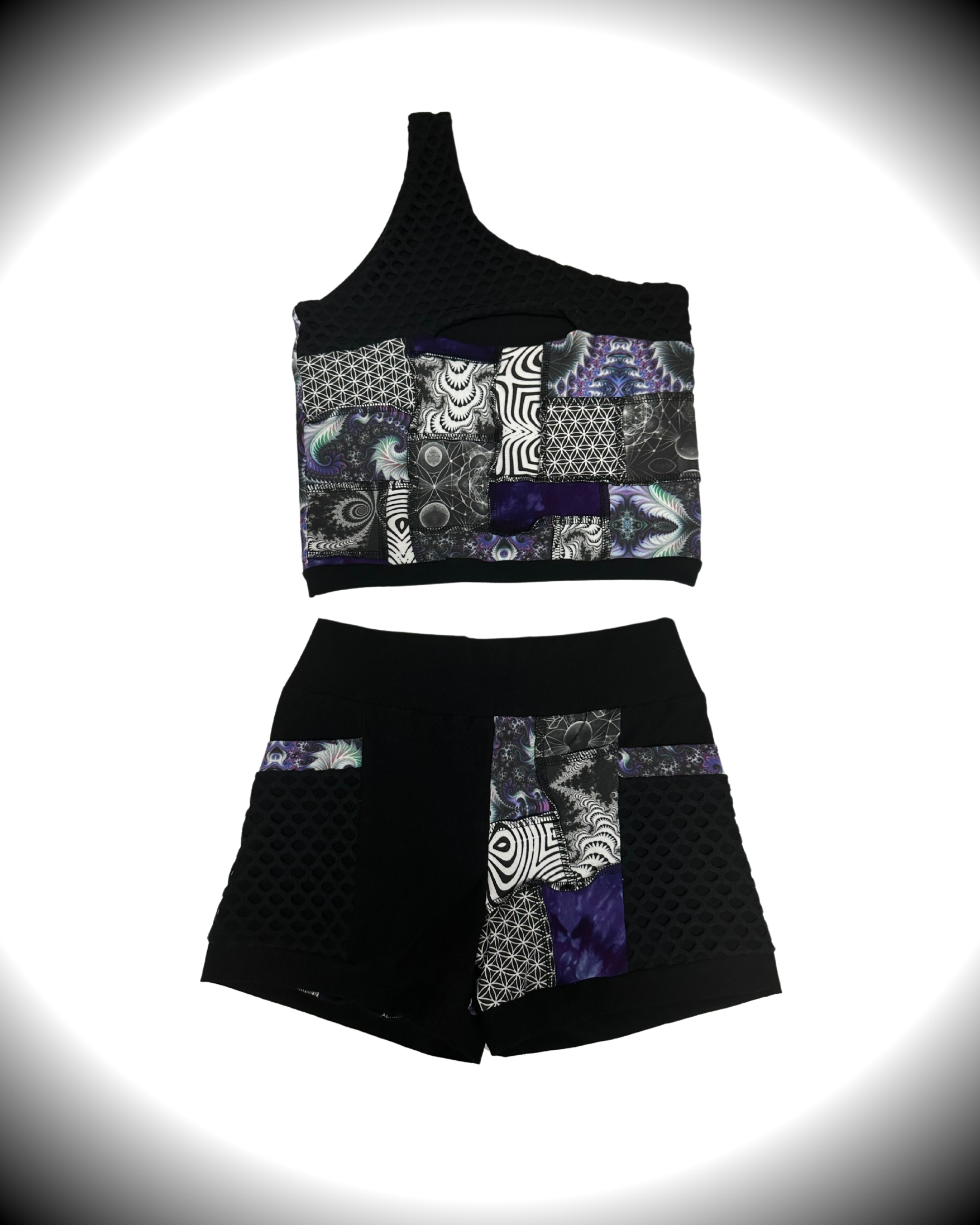 Seraph (M) Patchwork Tank Top - TeraFractal