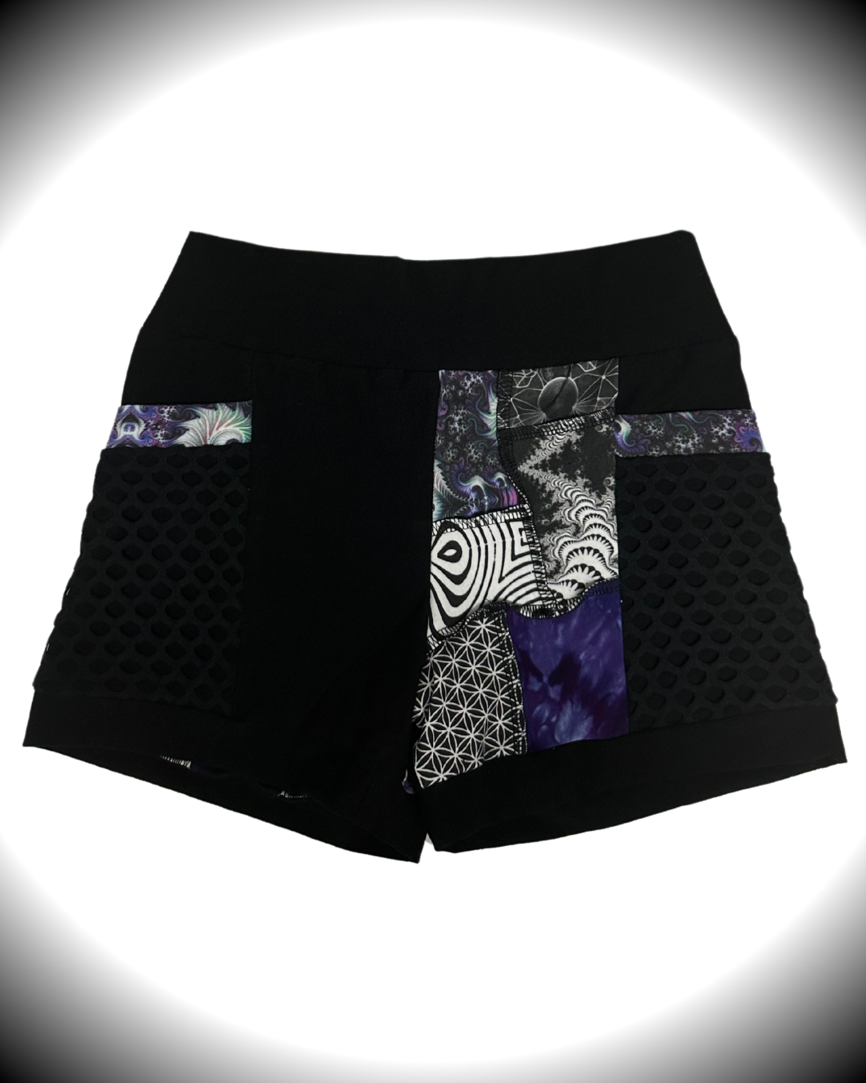 Seraph (M) Patchwork Shorts - TeraFractal