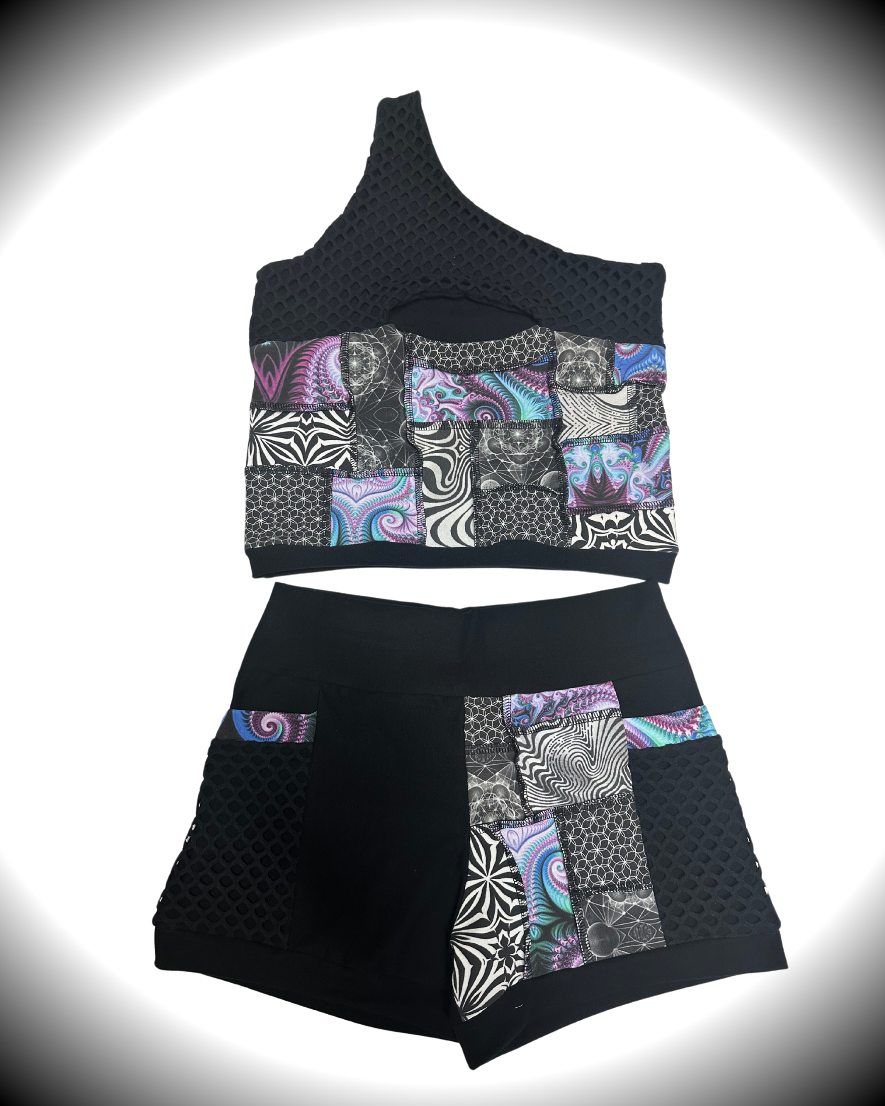 Dreamsicle (XL) Patchwork Tank Top - TeraFractal