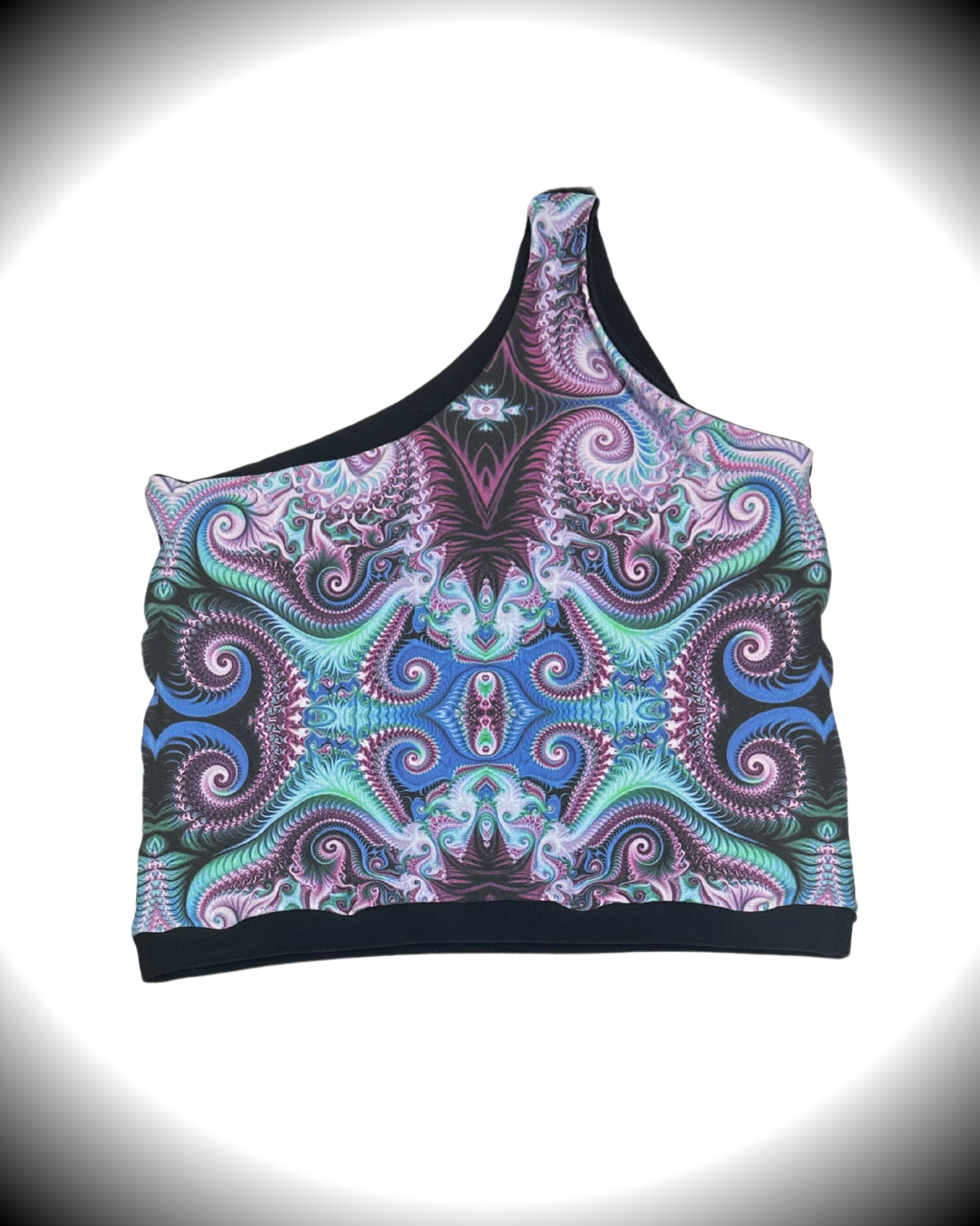 Dreamsicle (XL) Patchwork Shorts - TeraFractal