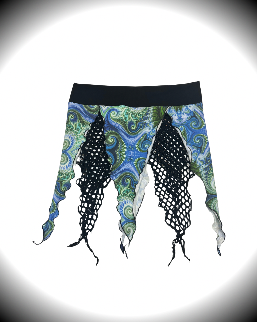 Algae (L/XL) Pixie Skirt - TeraFractal