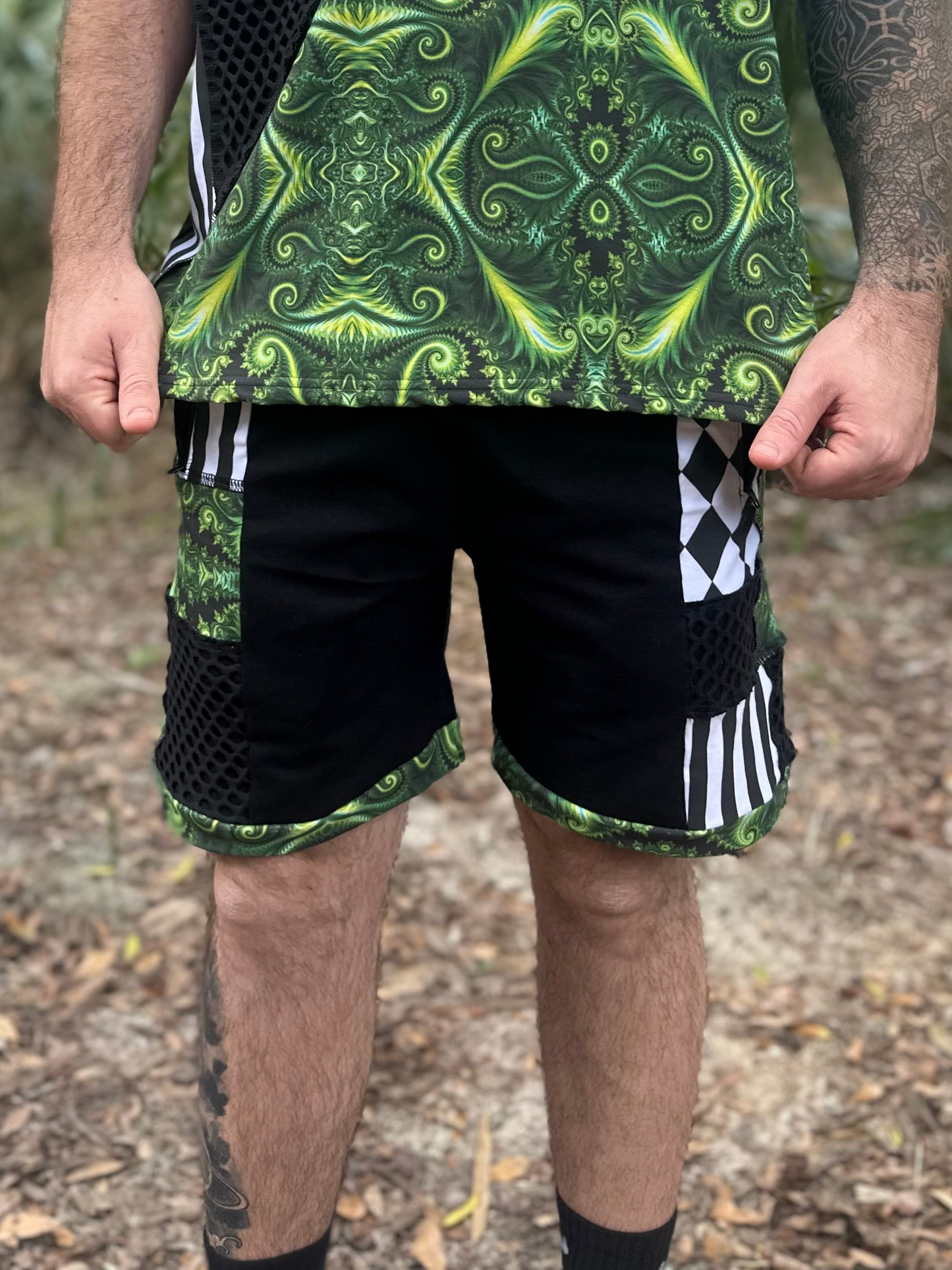 MTO Shorts with Zipper Pockets - TeraFractal