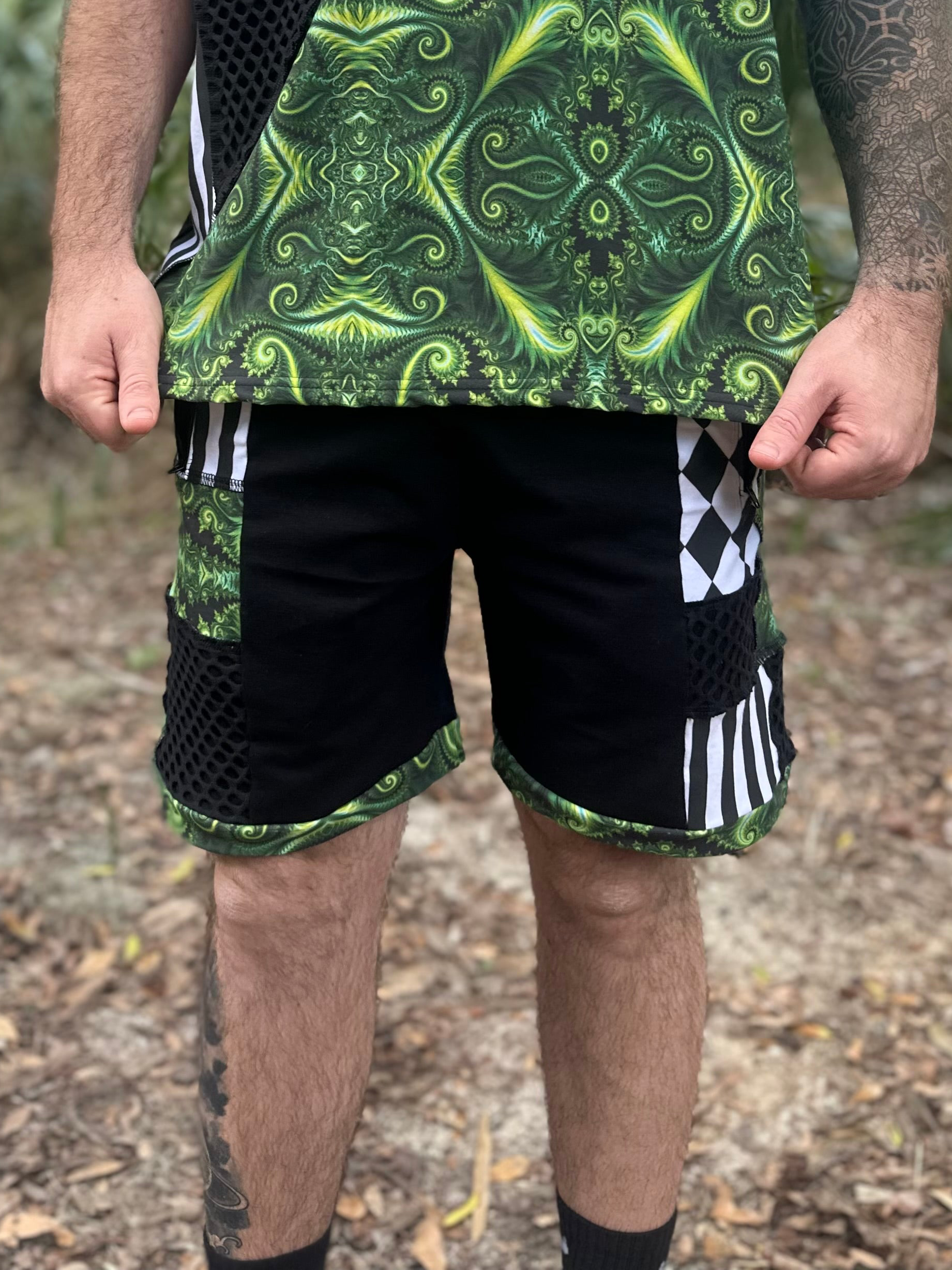 MTO Shorts with Zipper Pockets - TeraFractal