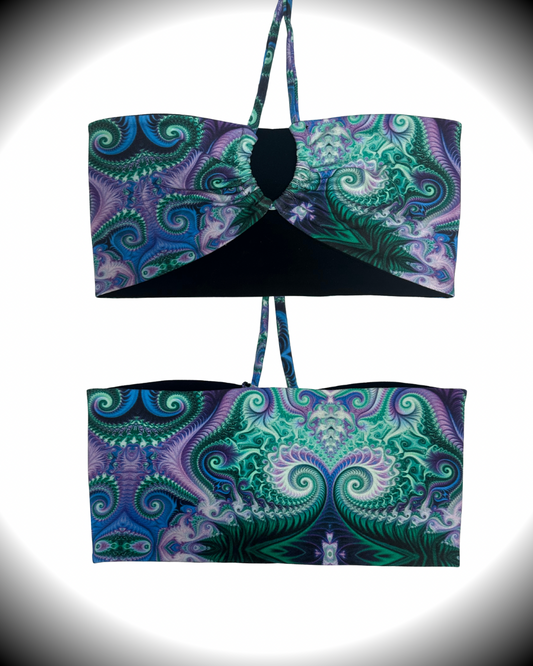 Posidens Portal (S) Tie Tube Top - TeraFractal