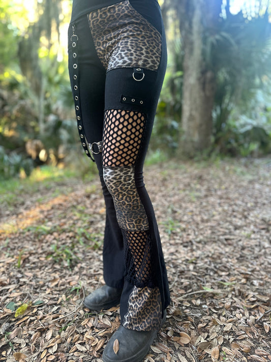 MTO Cheetahlicious Flare Pants - TeraFractal