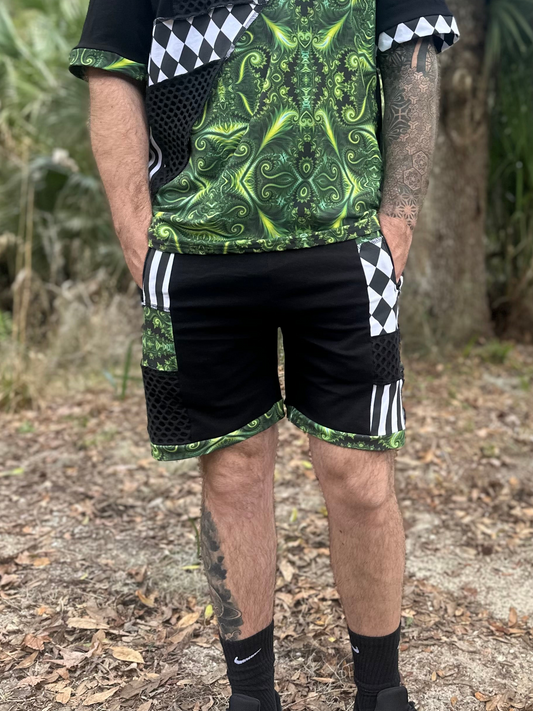 MTO Shorts with Zipper Pockets - TeraFractal