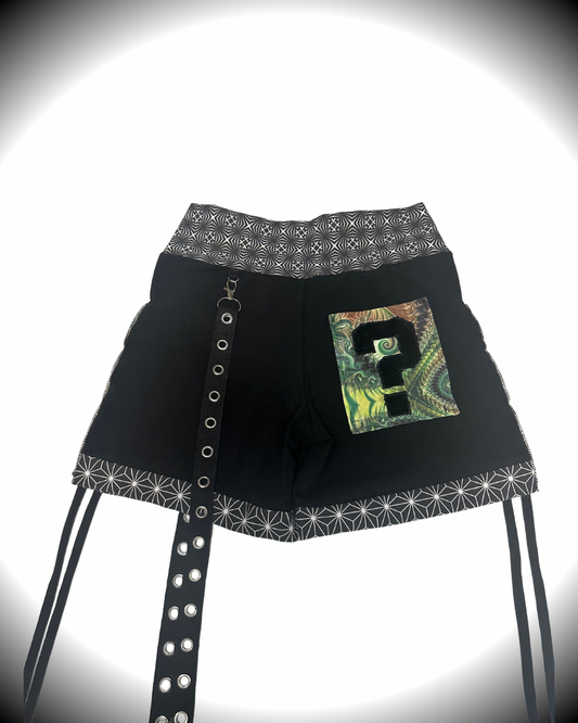 Earthweaver (LG) Cinch Shorts - TeraFractal