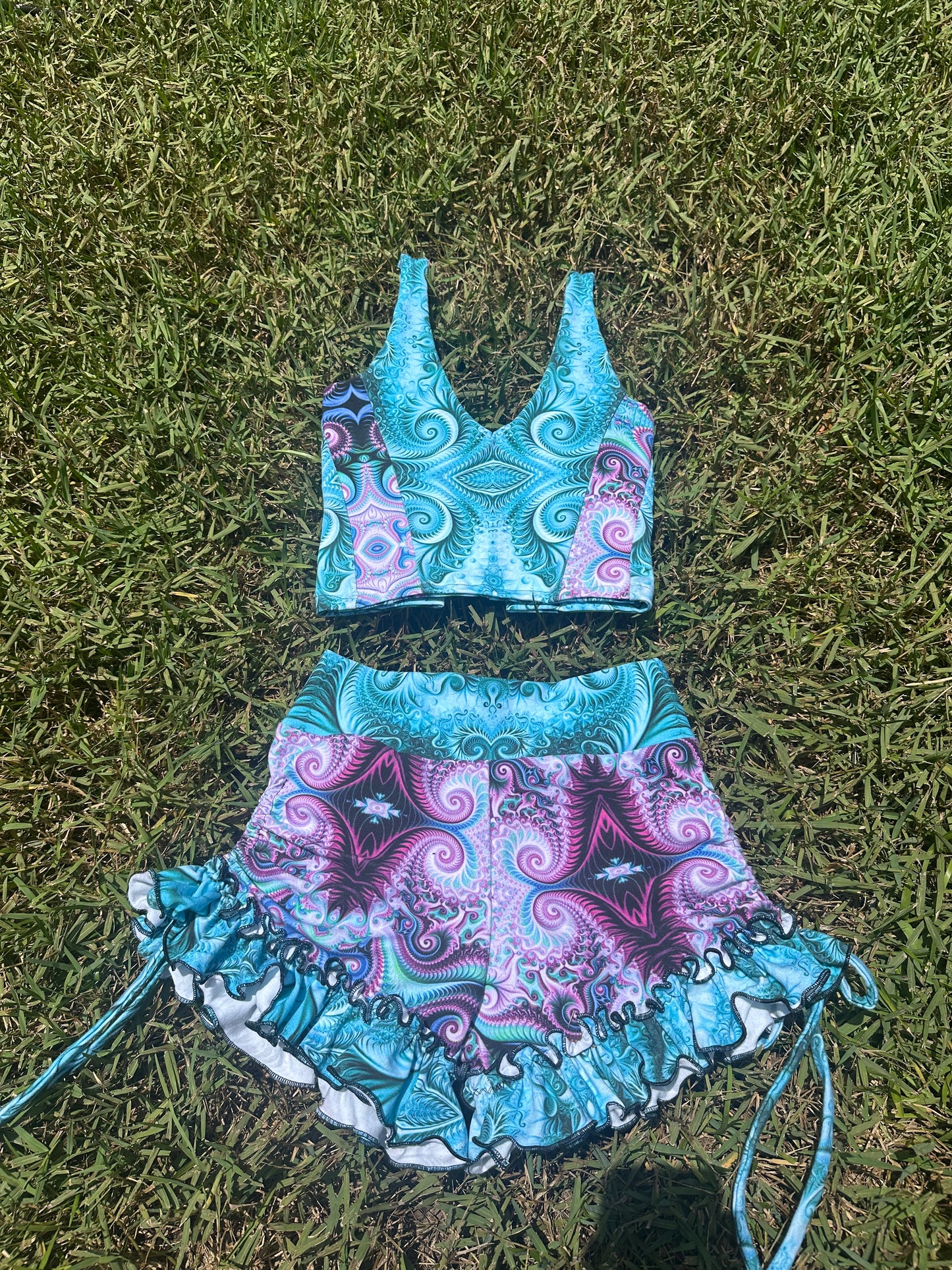 Bubblescence (S) Ruffle Set - TeraFractal