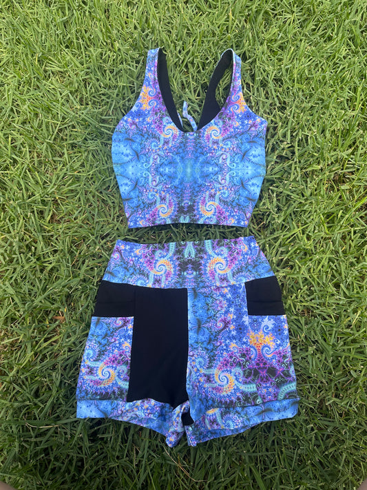 Cattywompus (S) Tank & Shorts Set