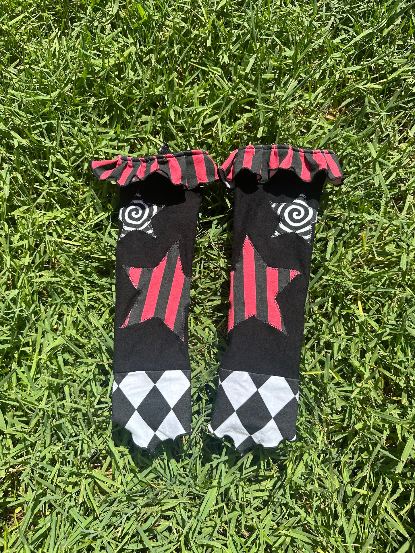 (S/M) Ruffled up Arm Warmers