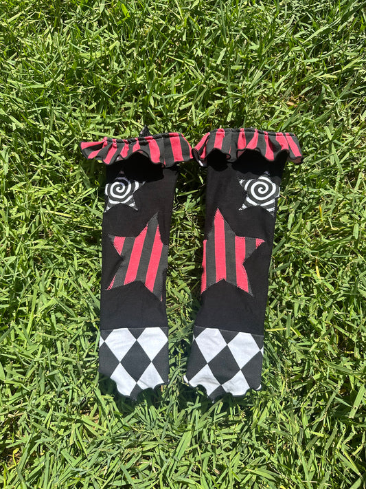 (S/M) Ruffled up Arm Warmers