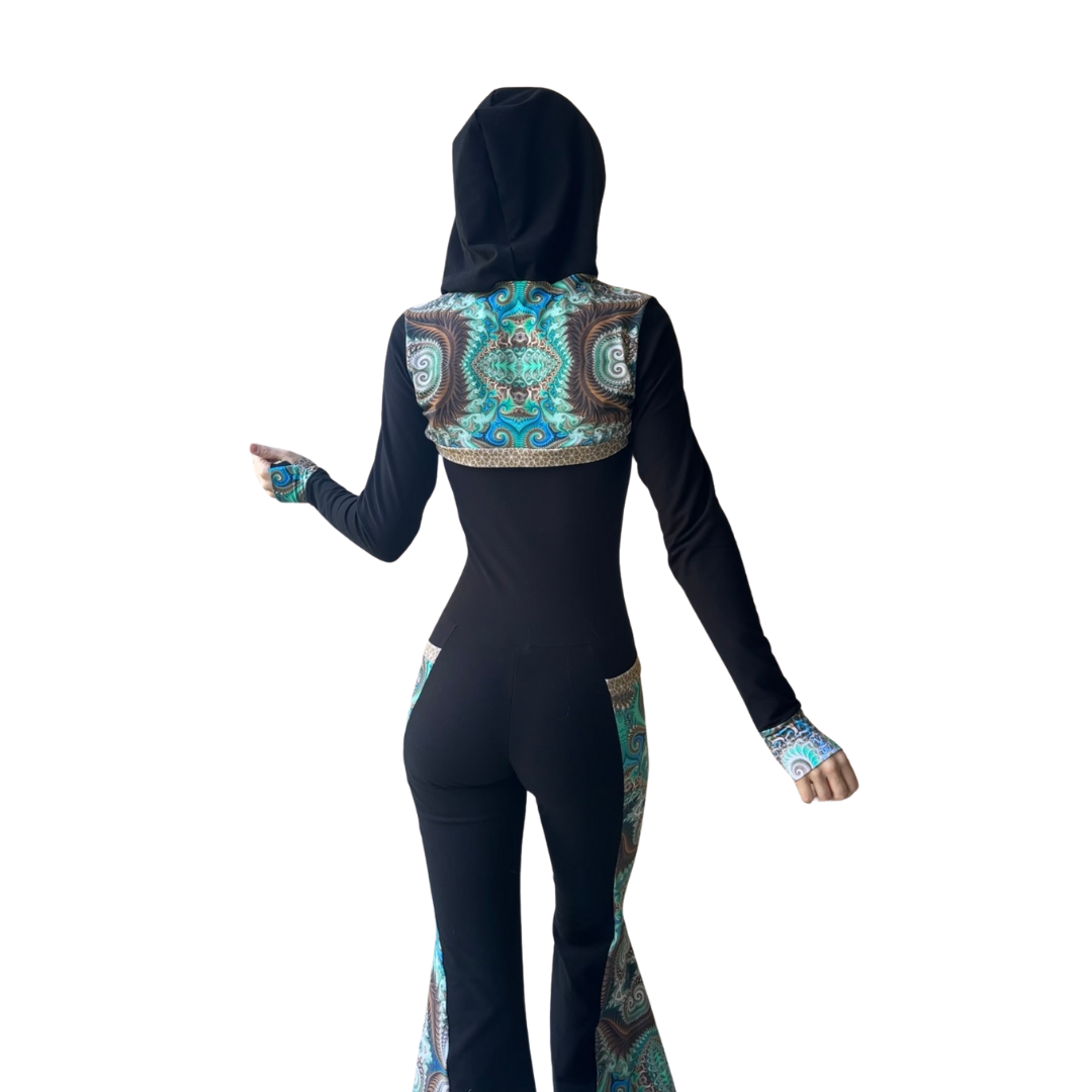 Sea Siren Jumpsuit & Shrug - TeraFractal