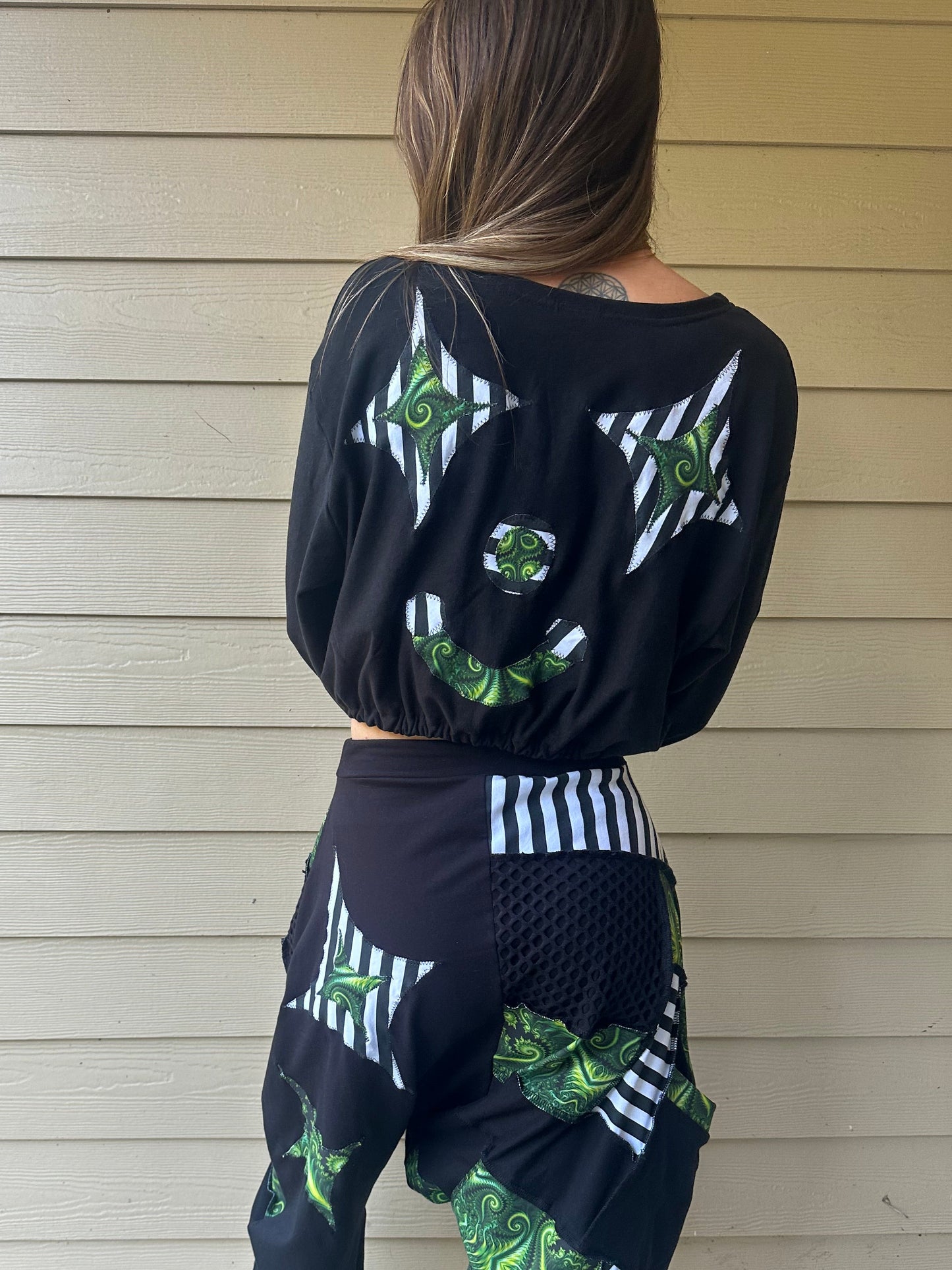 Cropped Clown Crew-Neck