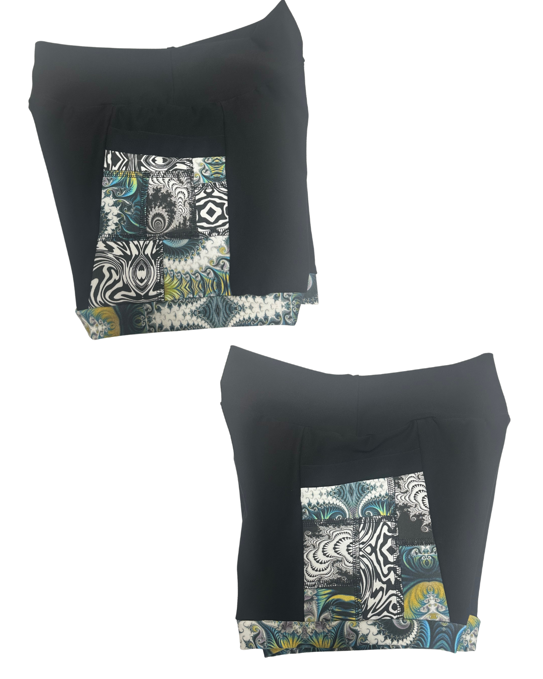 MTO Patchwork Pocket Shorts - TeraFractal