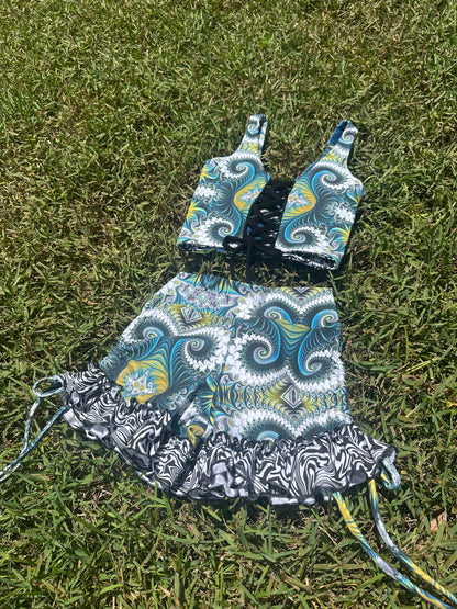 Static Surge (XS) Ruffle Set - TeraFractal